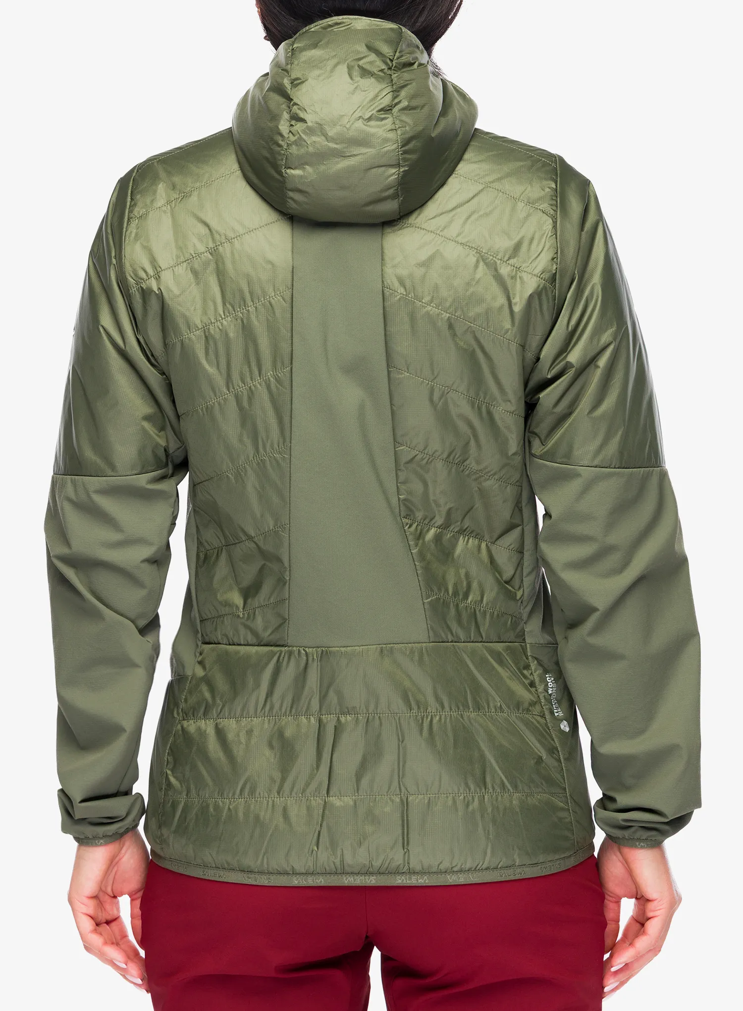 Hybridní bunda dámská Salewa Ortles Hyb TWR Jacket - faded green