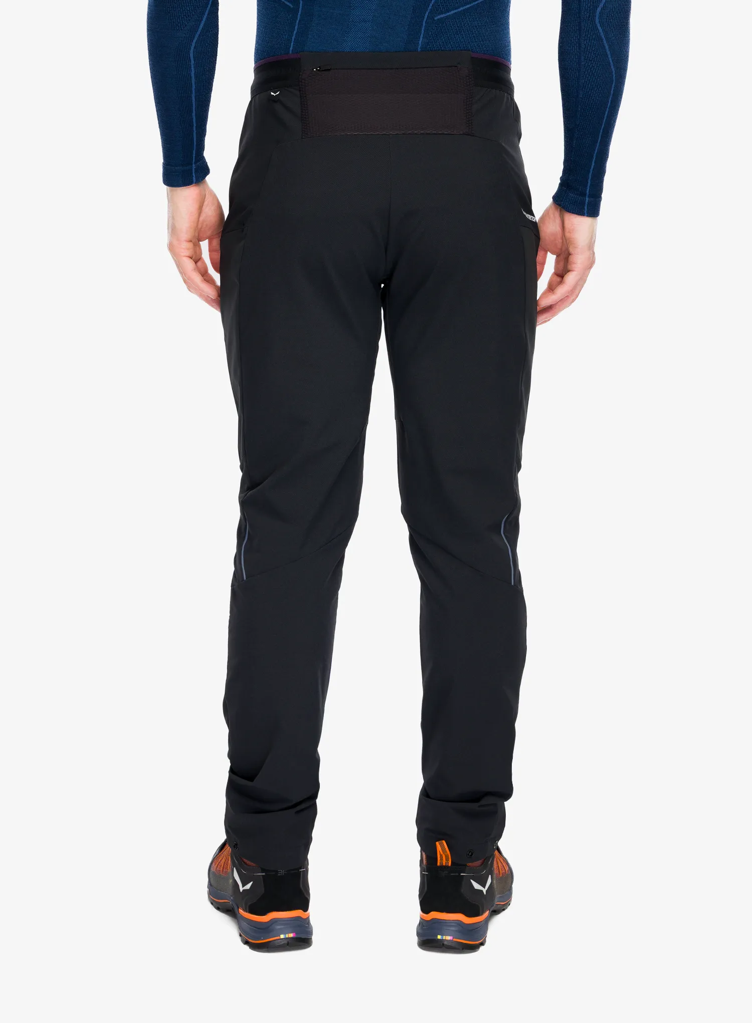 Turistické kalhoty Salewa Pedroc Sw Dst Wind Pant - black out