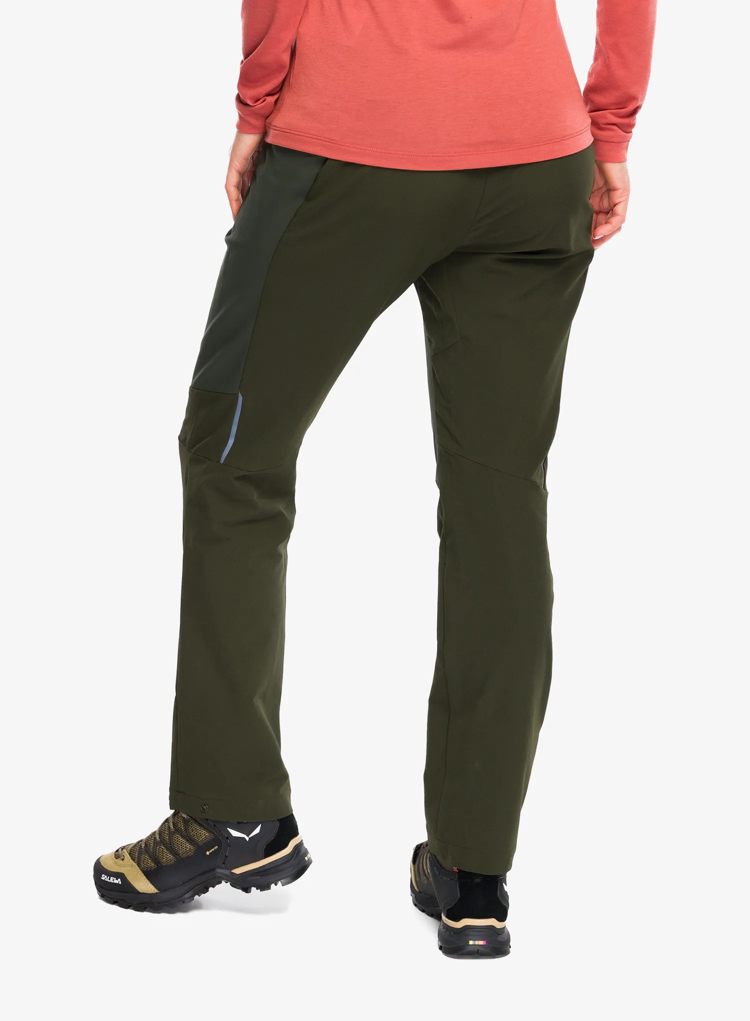 Turistické kalhoty dámské Salewa Pedroc Sw Dst Wind Pant - dark olive