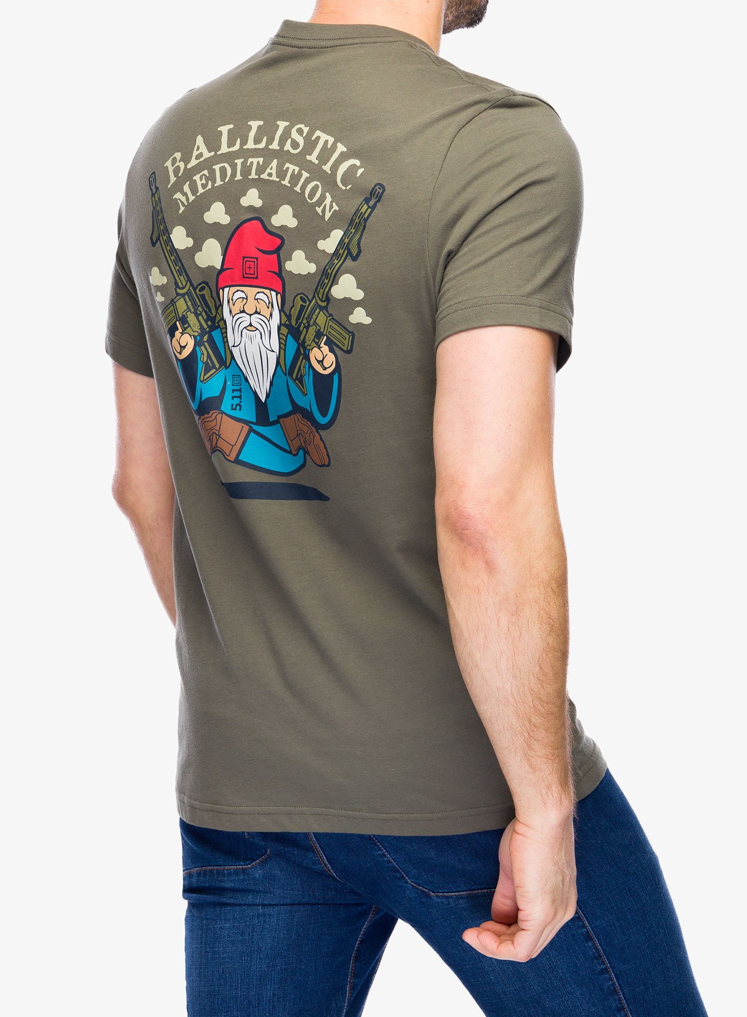 Bavlněné tričko 5.11 Ballistic Meditn S/S - ranger green