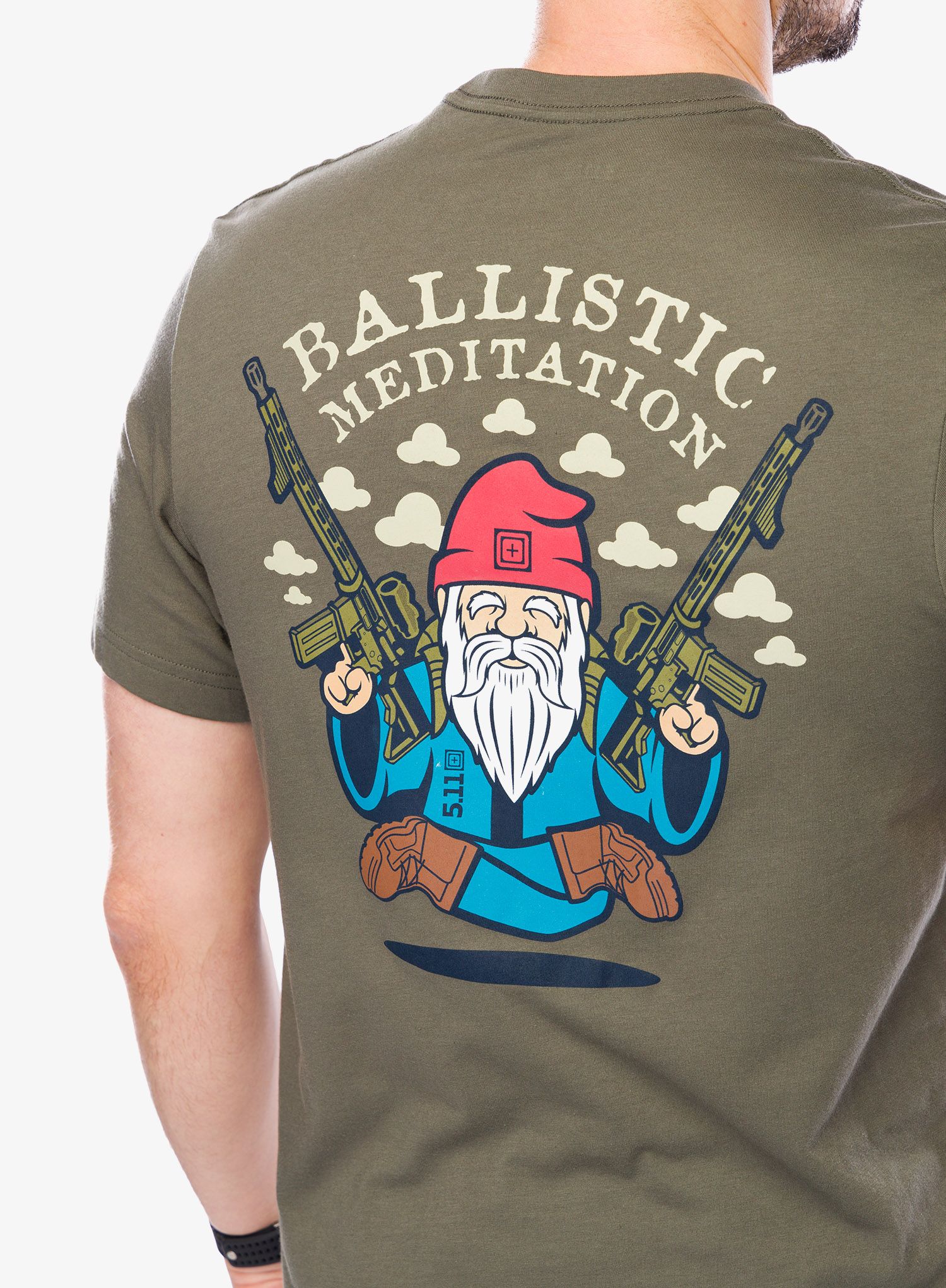Bavlněné tričko 5.11 Ballistic Meditn S/S - ranger green