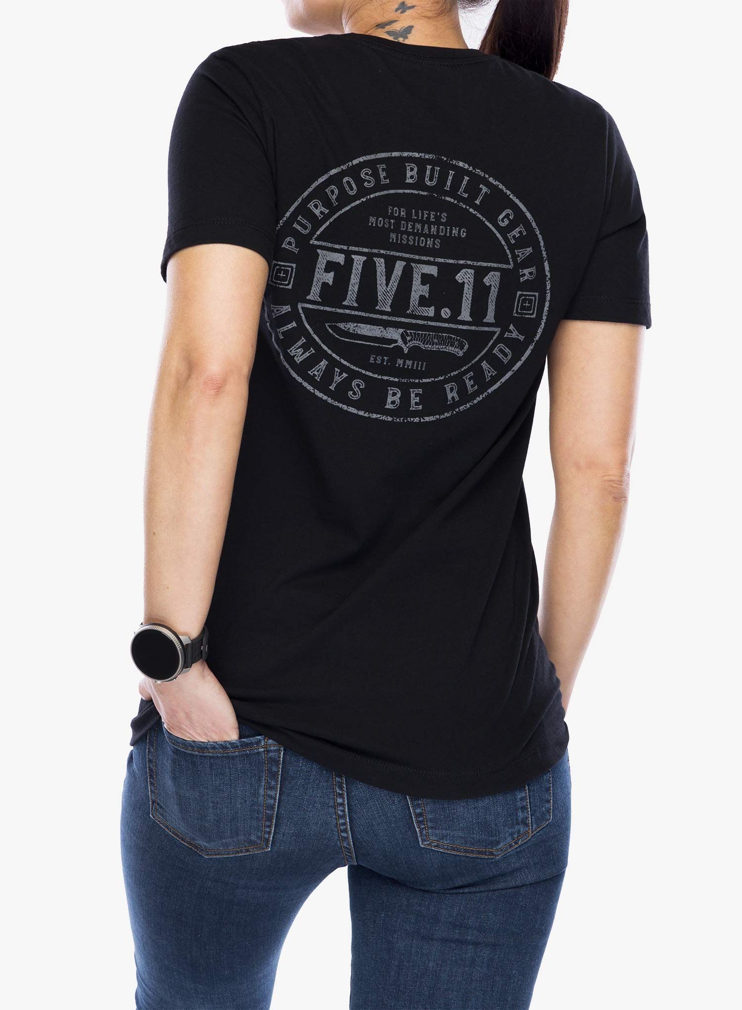 Dámské tričko s potiskem 5.11 Camp Knife Tee