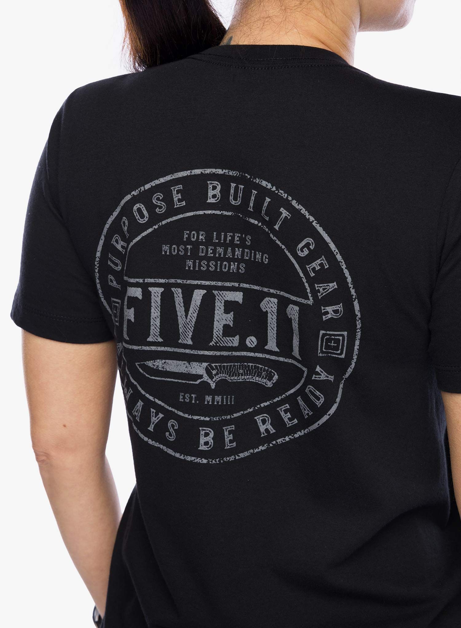 Dámské tričko s potiskem 5.11 Camp Knife Tee