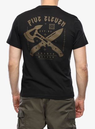 Bavlněné tričko 5.11 Choose Wisely S/S Tee - black