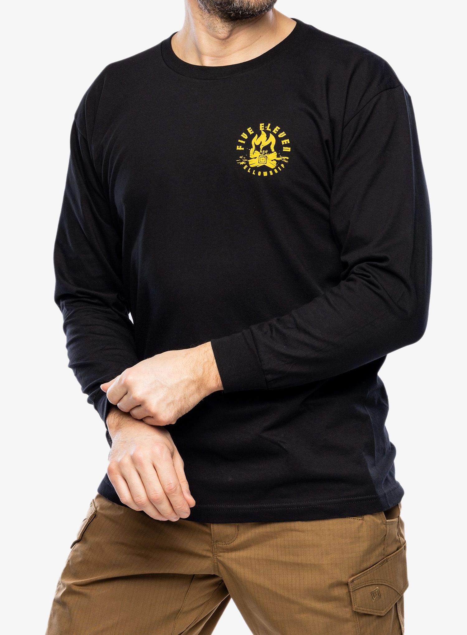 Longsleeve 5.11 Fellowship L/S Tee - black