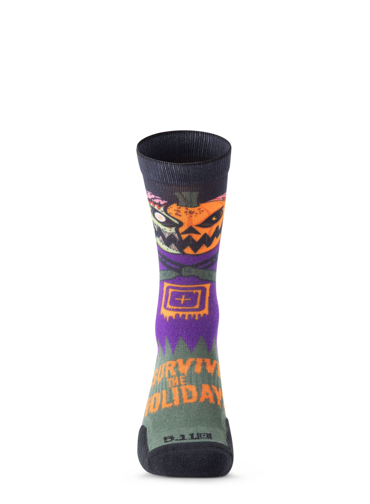 Ponožky 5.11 Hallooween Nightmare Sock And Awe - green