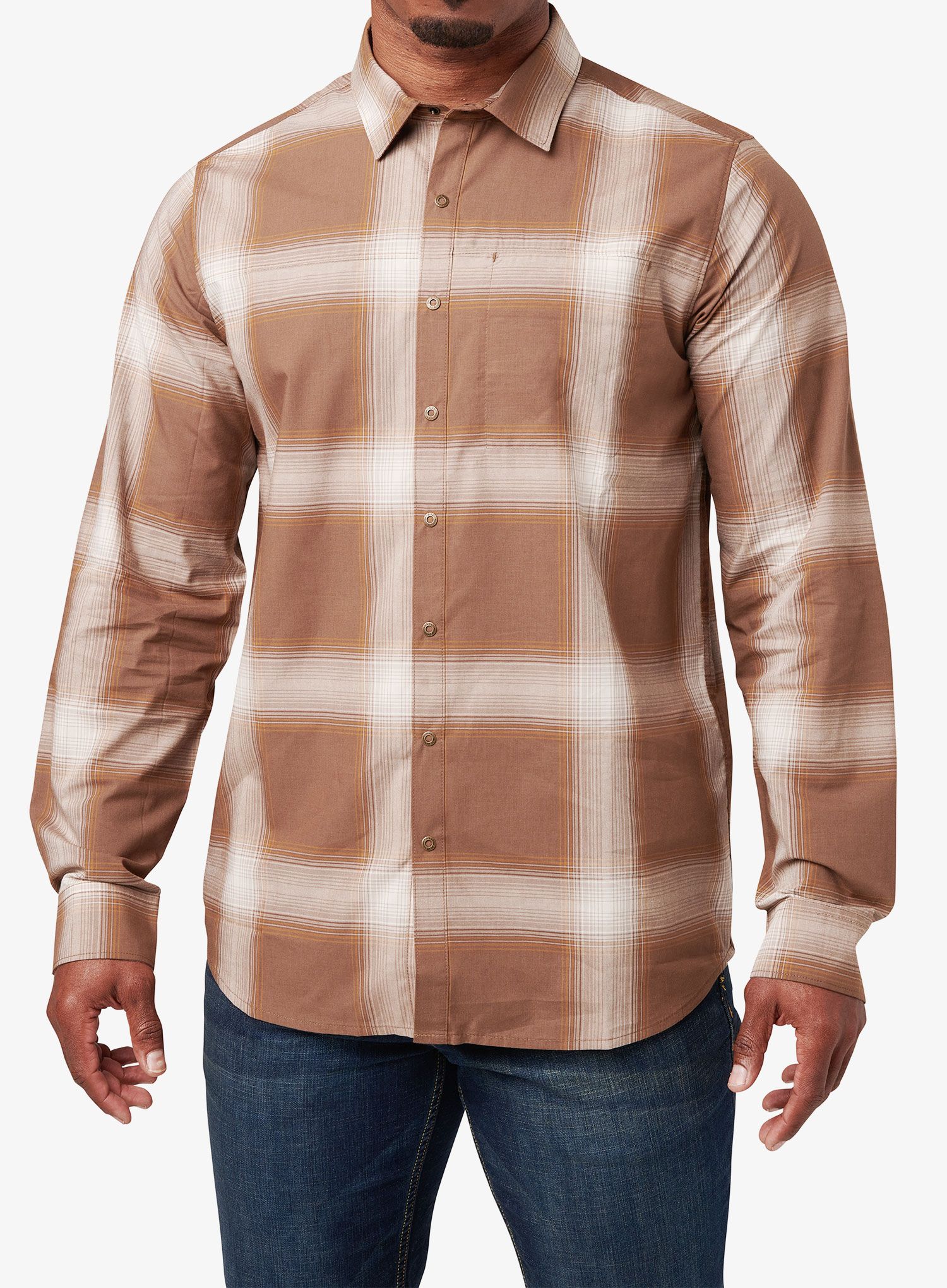 Turistická košile 5.11 Igor Plaid L/S - drk erth pld