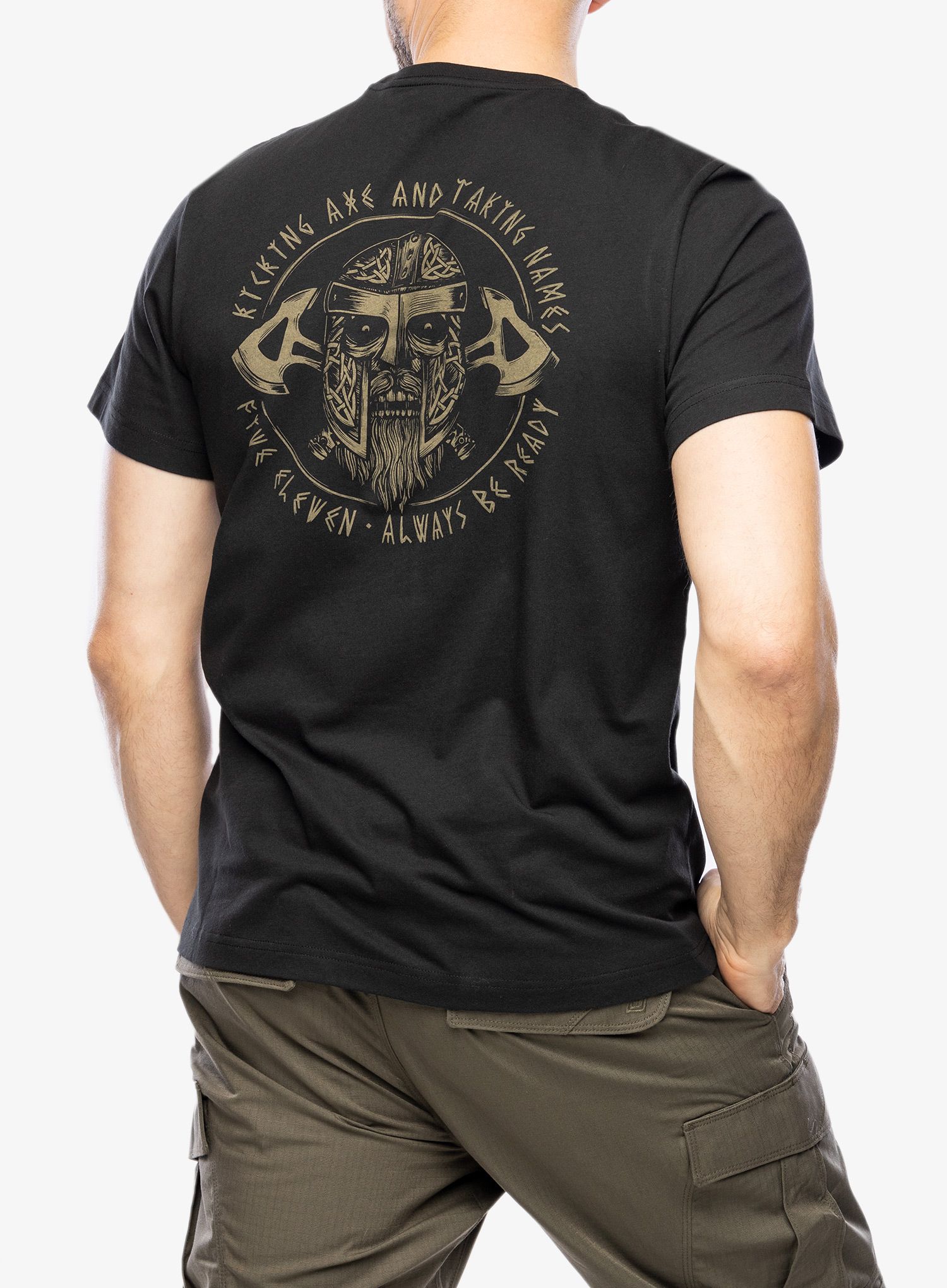 Tričko s potiskem 5.11 Kicking Axe S/S Tee - black