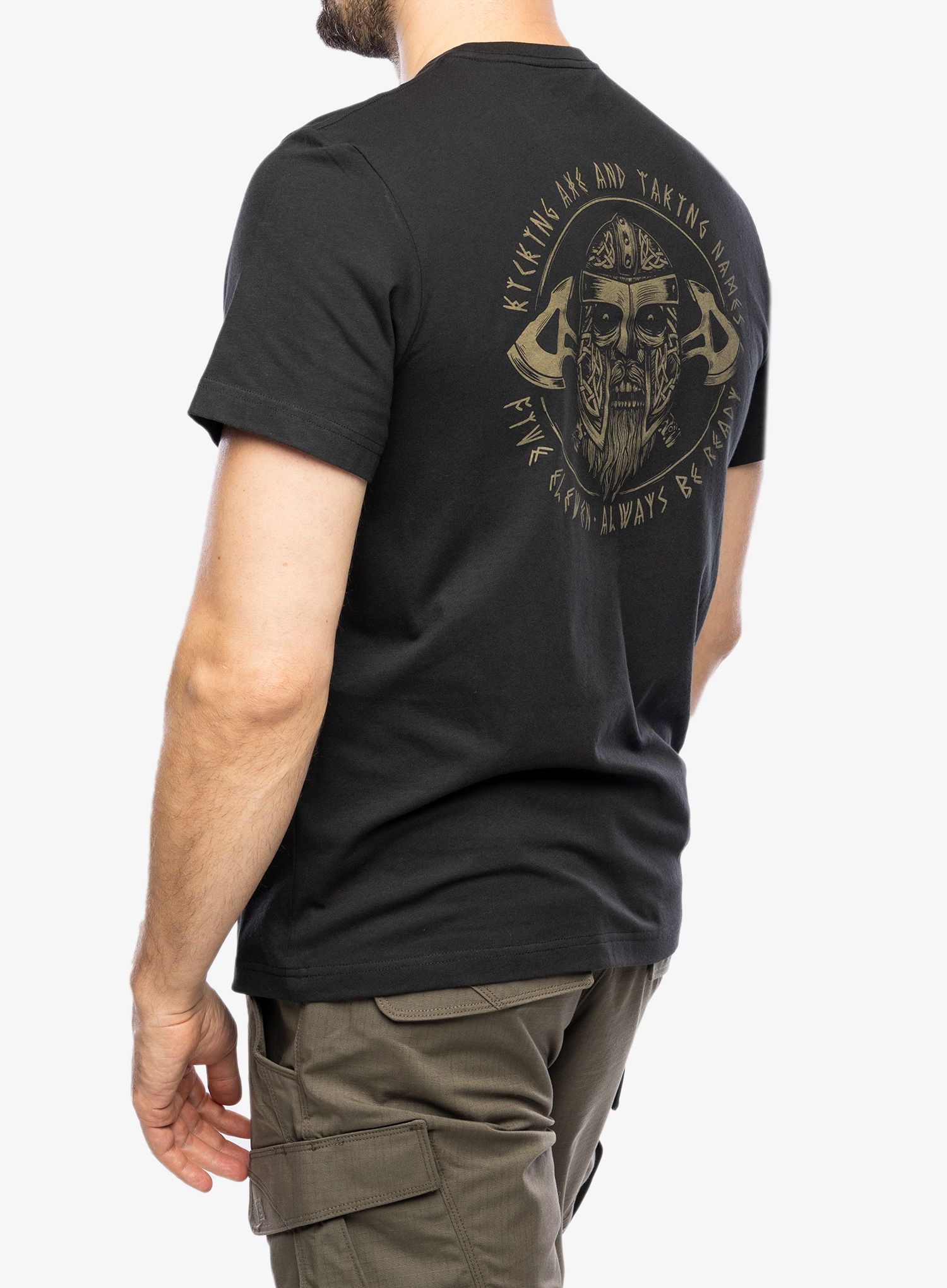 Tričko s potiskem 5.11 Kicking Axe S/S Tee - black