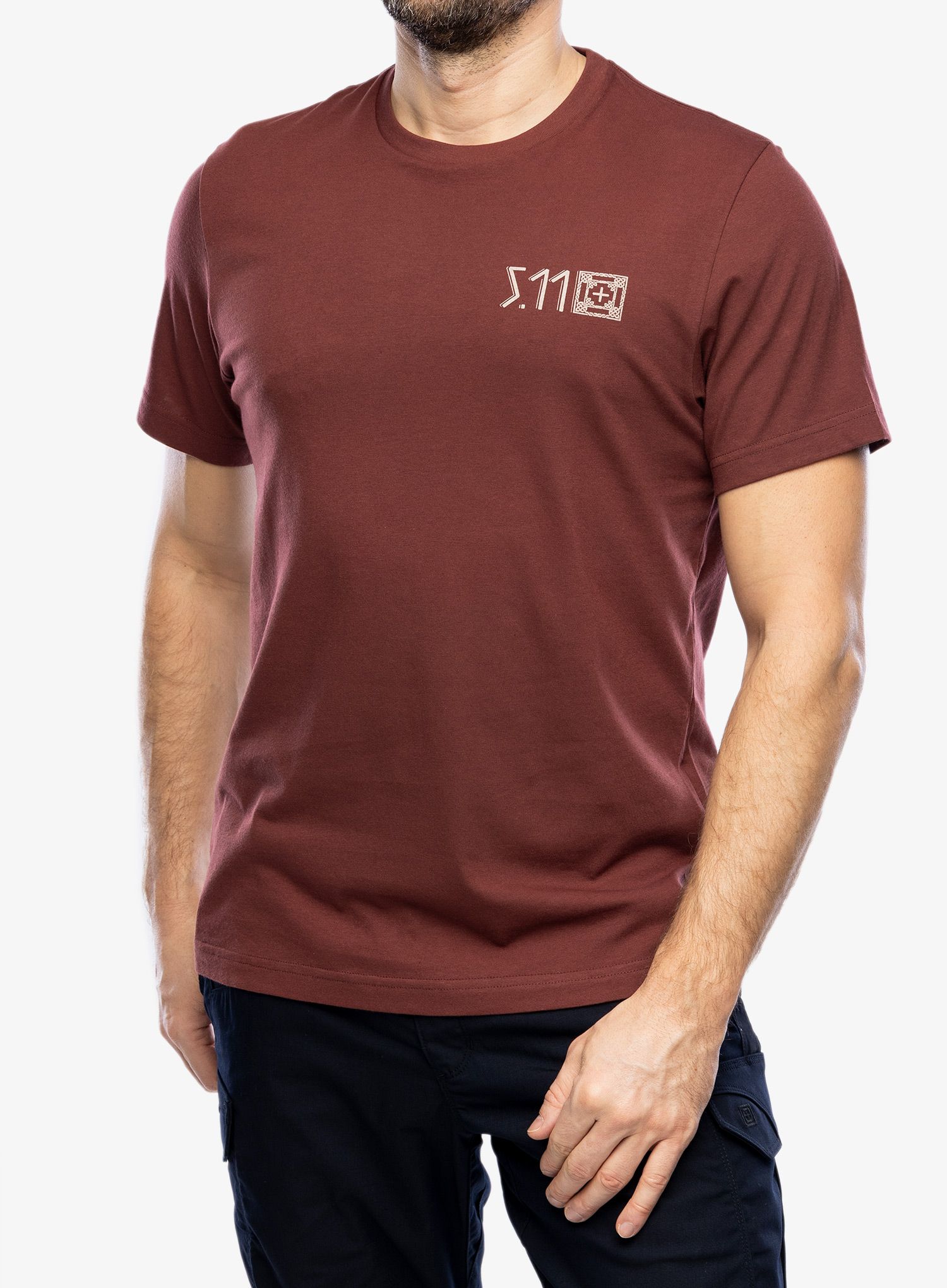 Tričko s potiskem 5.11 Kicking Axe S/S Tee - spartan