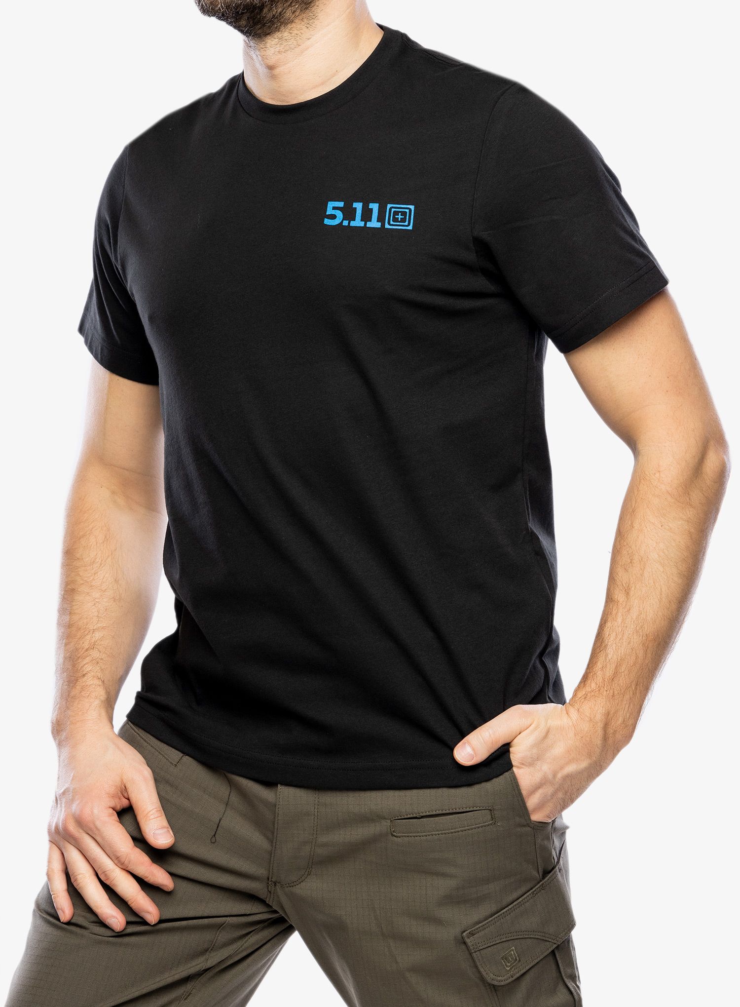 Bavlněné tričko 5.11 Land Of The Free S/S Tee - black