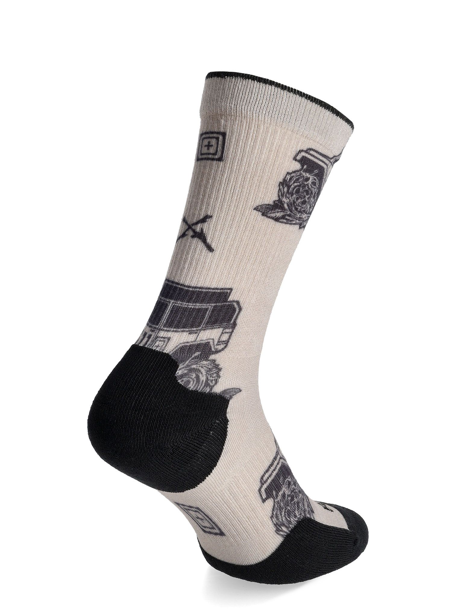 Ponožky 5.11 Overlander Sock & Awe - badlands tan
