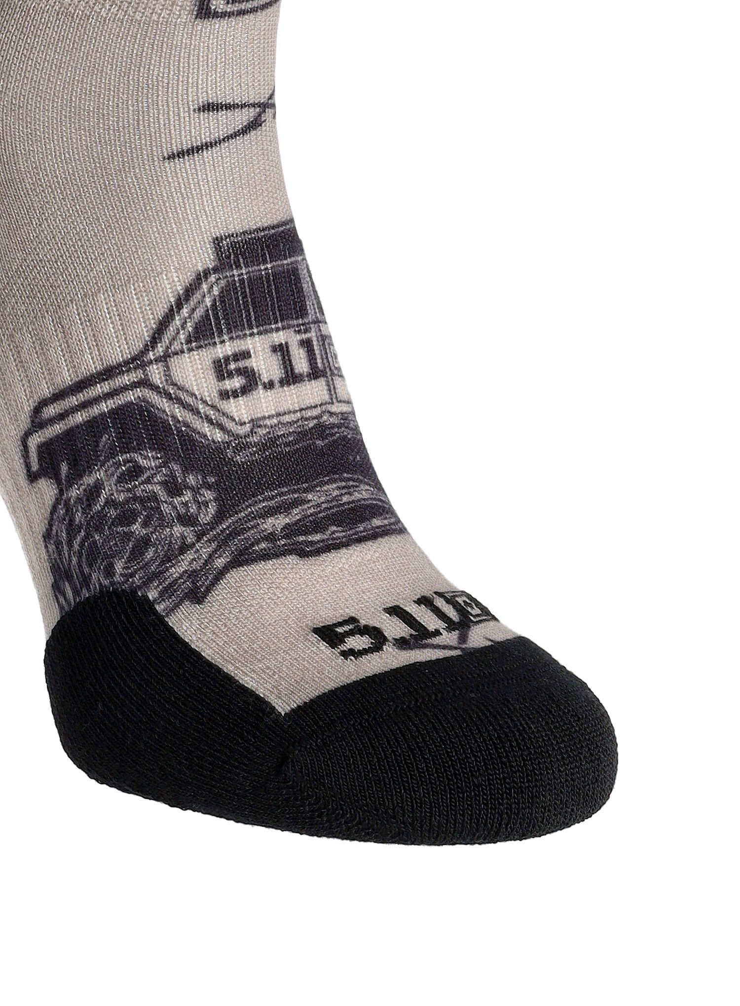 Ponožky 5.11 Overlander Sock & Awe - badlands tan