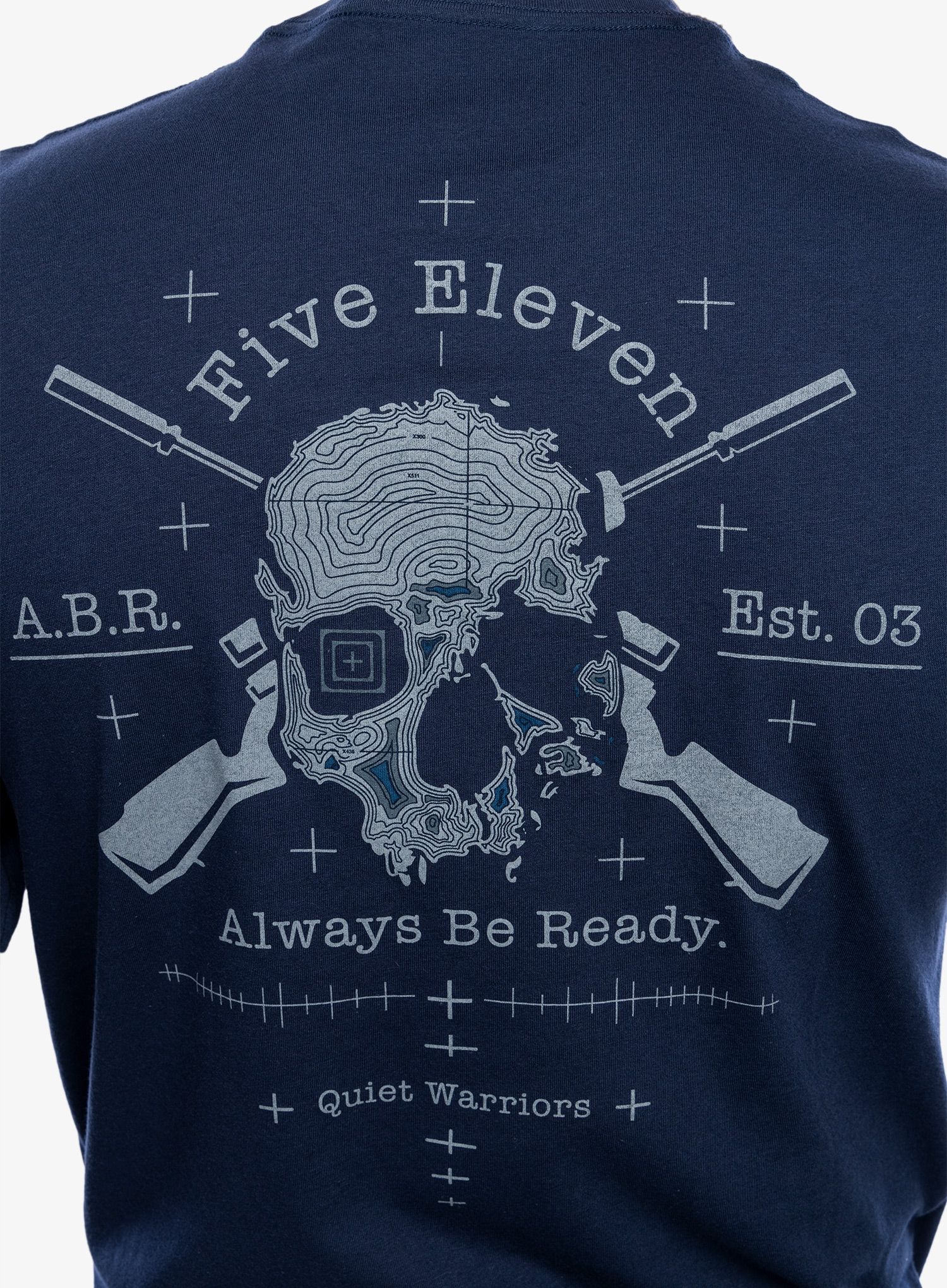 Longsleeve 5.11 Quiet Warrior L/S Tee - pacific navy