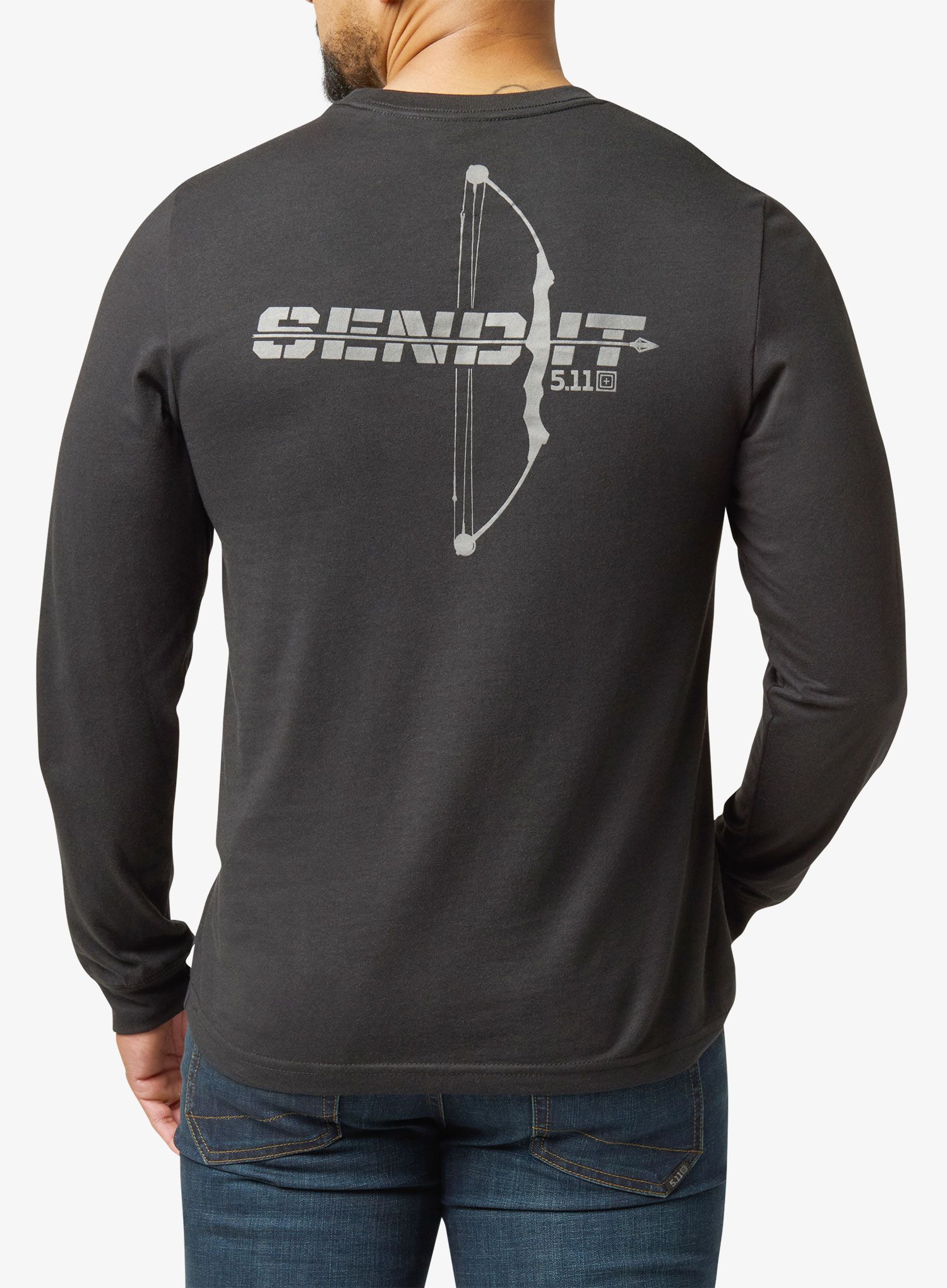 Longsleeve 5.11 Send It Bow L/S Tee - black