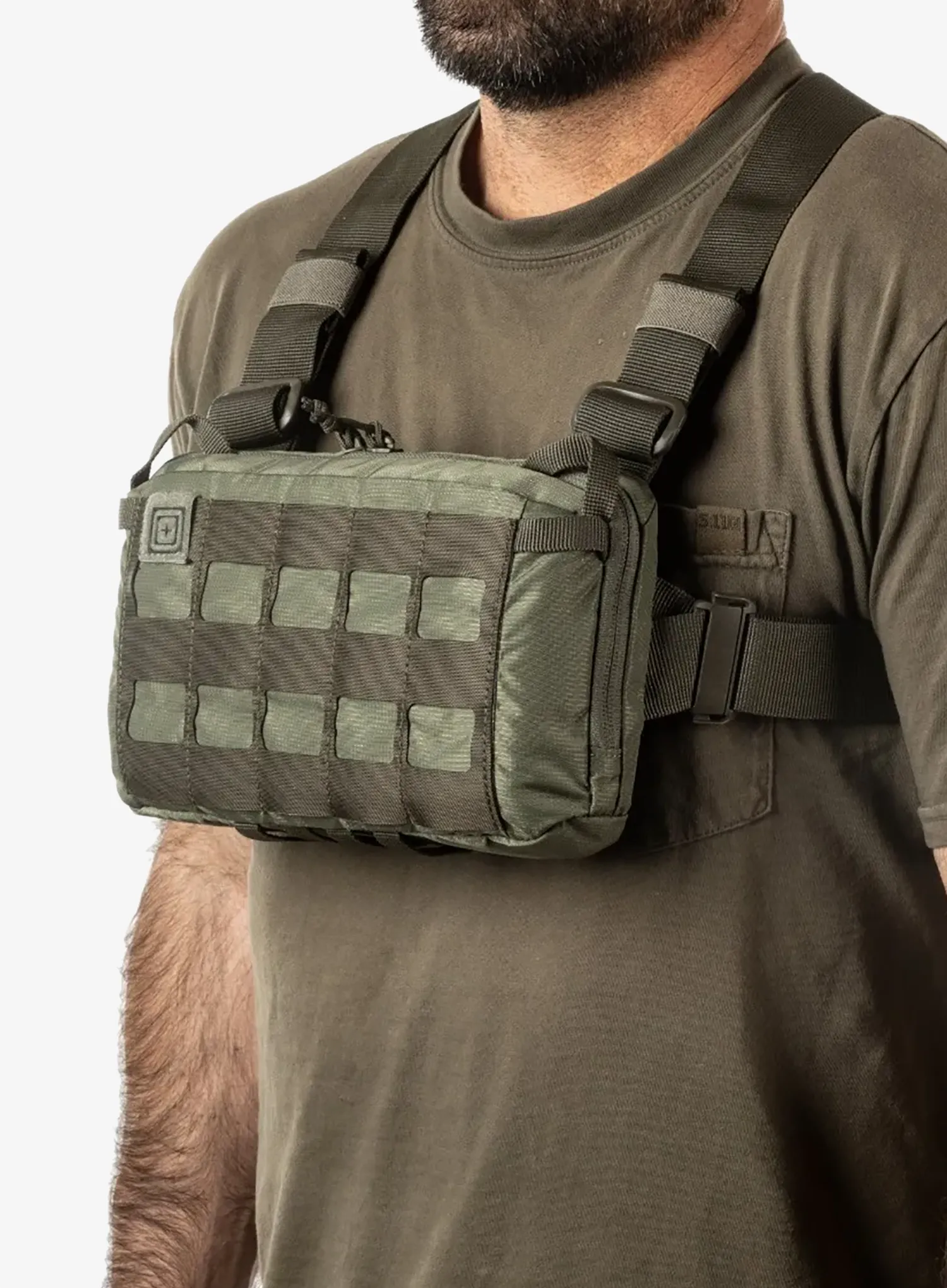 Kapsička na krk 5.11 Skyweight Survival Chest Pack - green