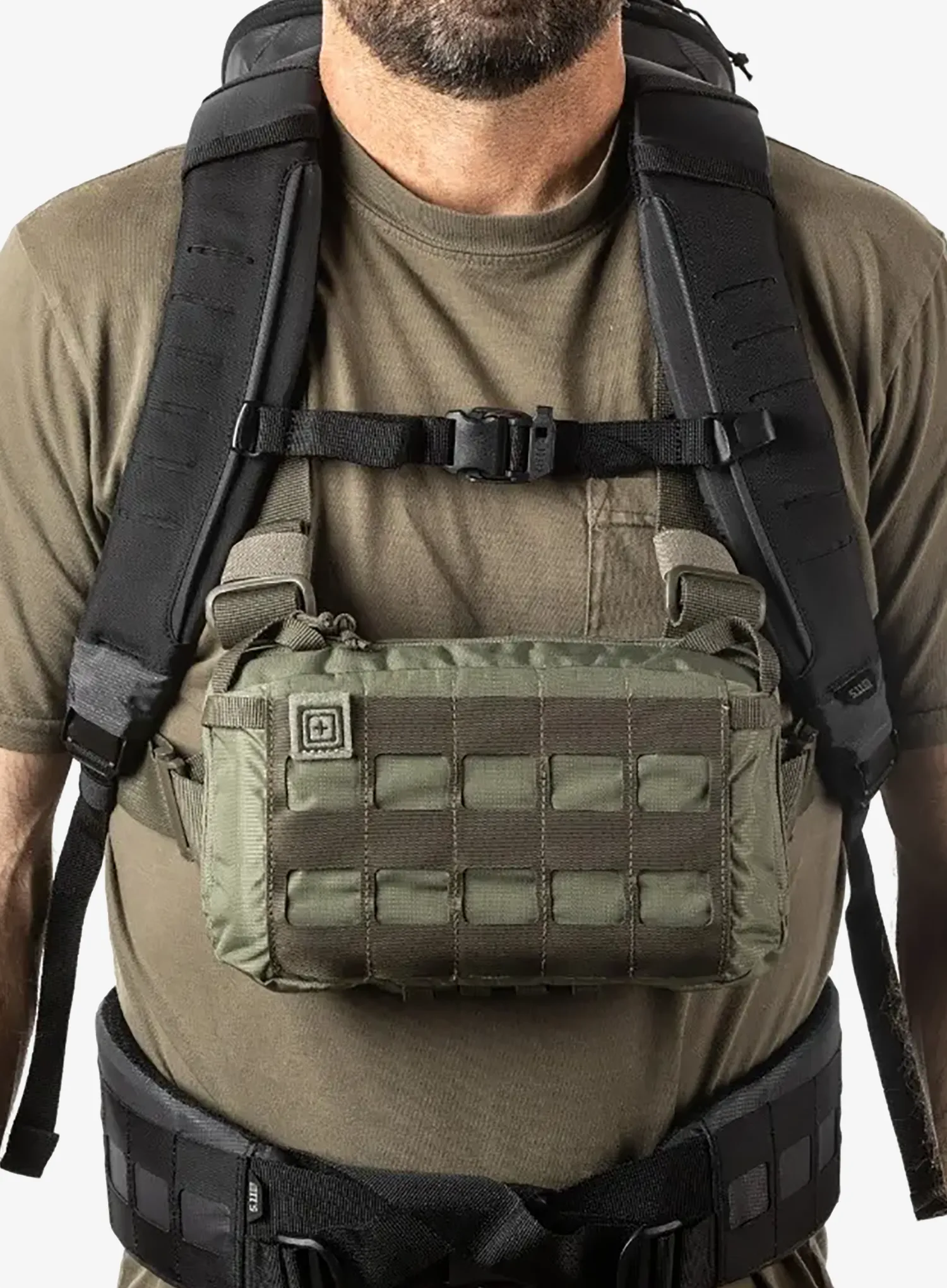 Kapsička na krk 5.11 Skyweight Survival Chest Pack - green