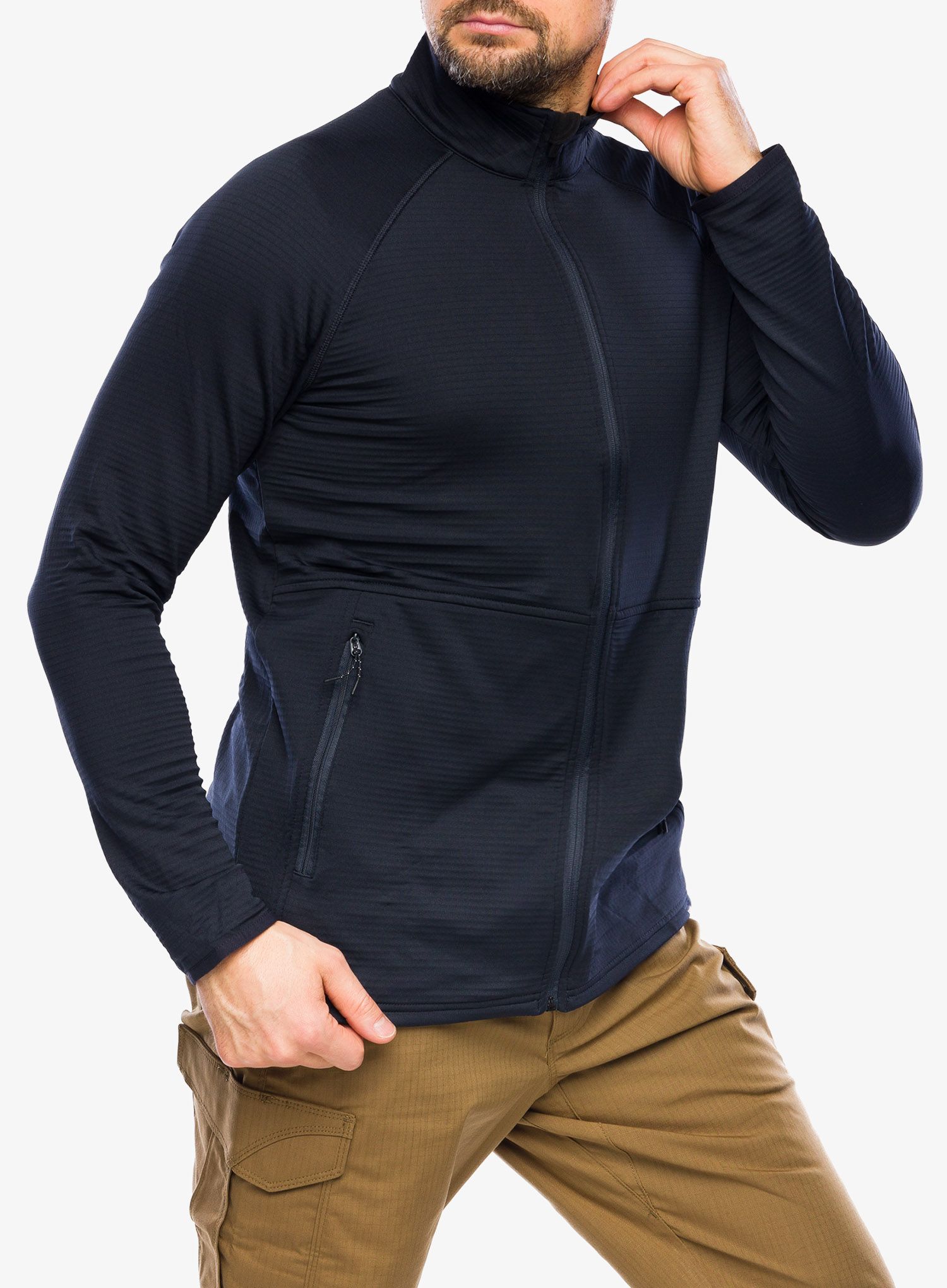 Fleece mikina 5.11 Stratos Full Zip - dark navy