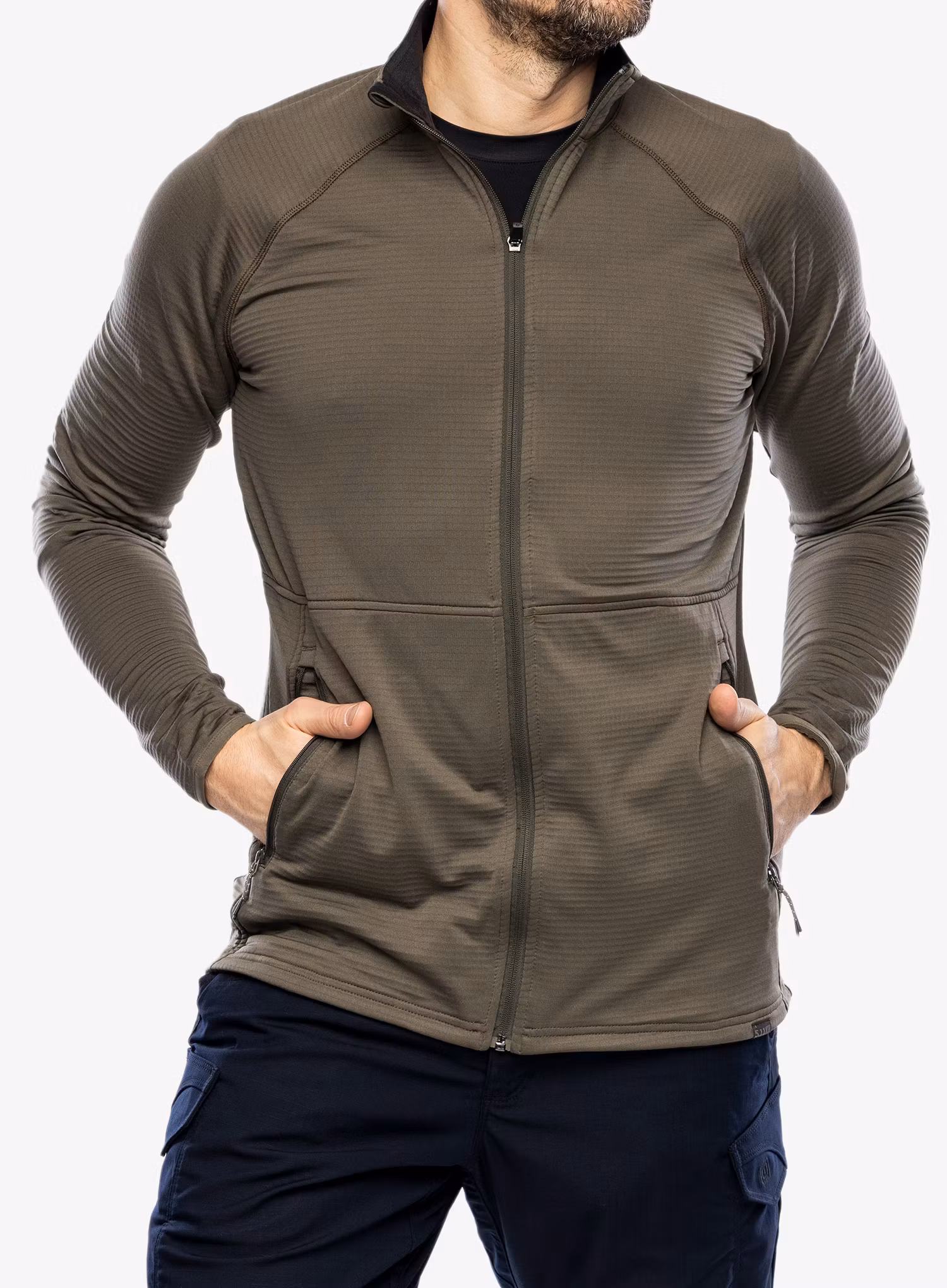 Fleece mikina 5.11 Stratos Full Zip - ranger green
