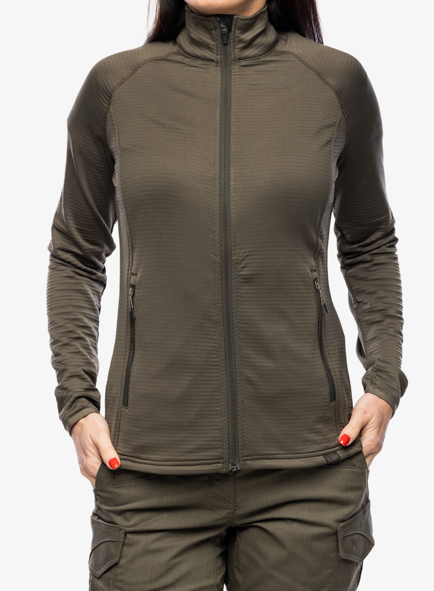 Fleece mikina dámská 5.11 Stratos Full Zip - ranger green