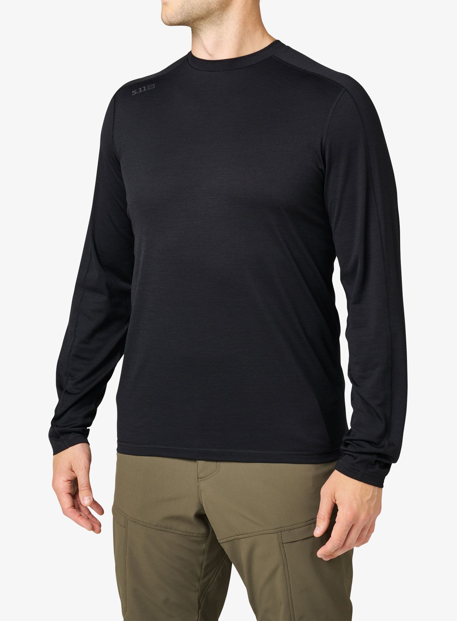 Longsleeve 5.11 Sulli UV Merino Crew L/S - black
