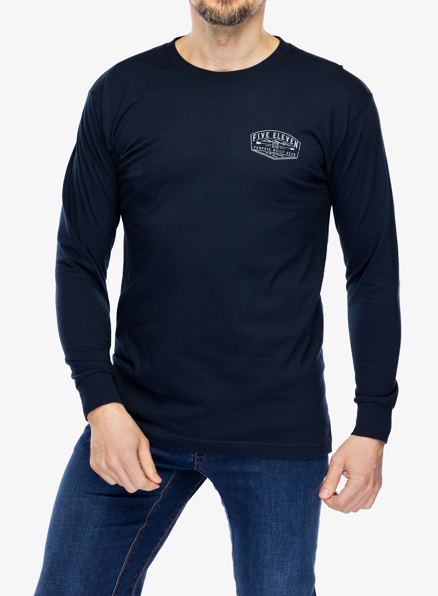 Longsleeve 5.11 Tactical Traveler L/S Tee - navy