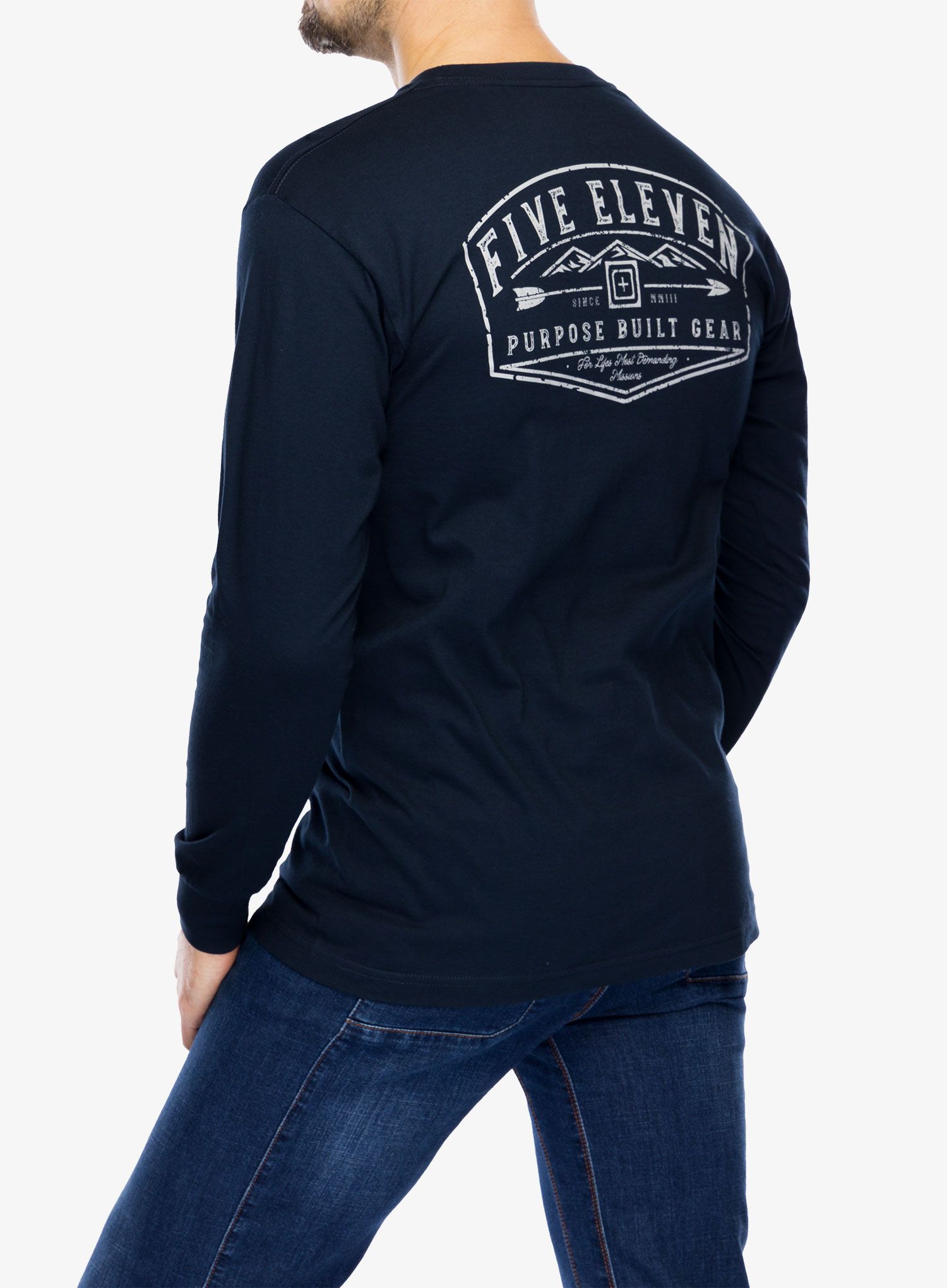 Longsleeve 5.11 Tactical Traveler L/S Tee - navy