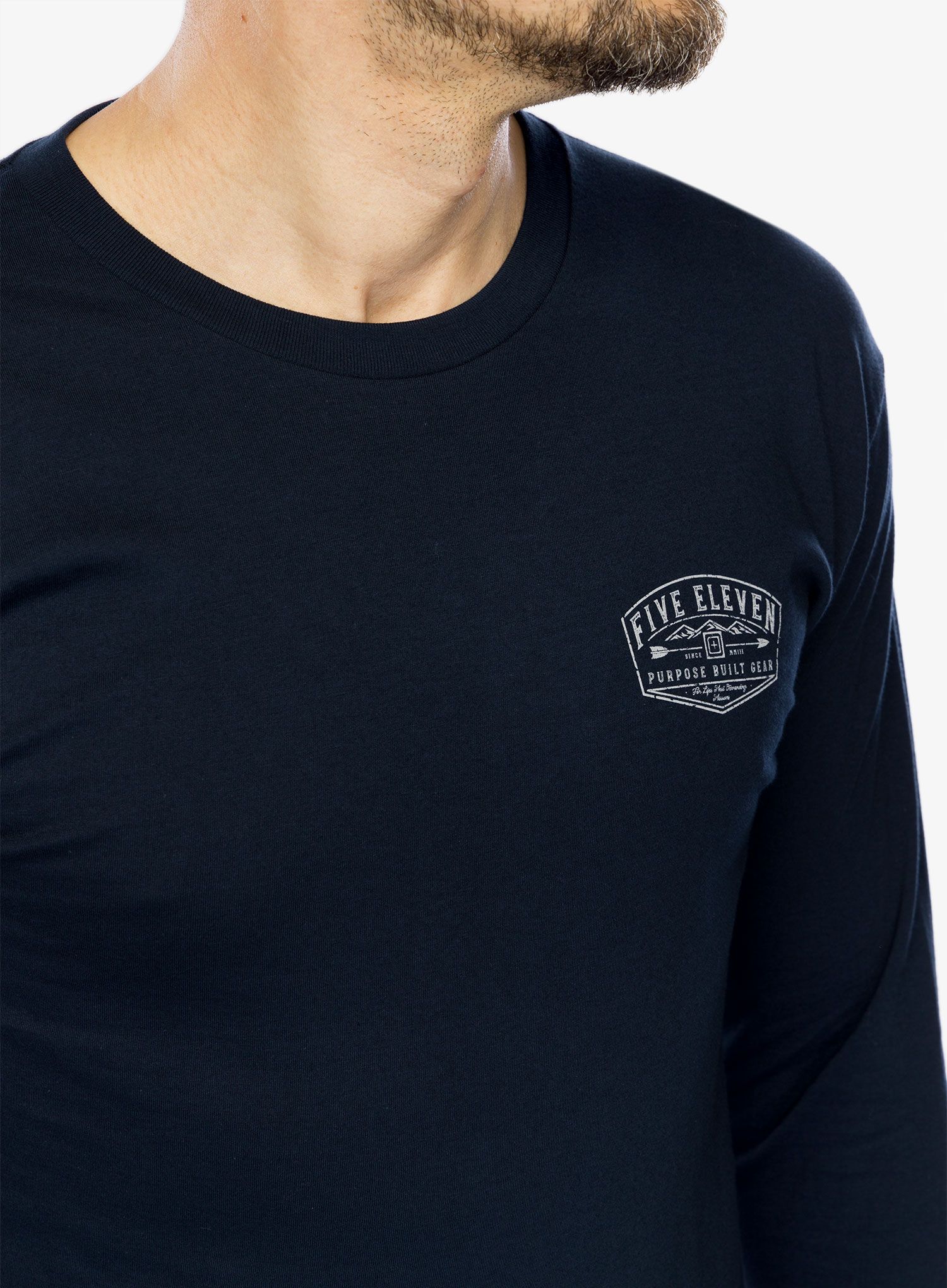 Longsleeve 5.11 Tactical Traveler L/S Tee - navy