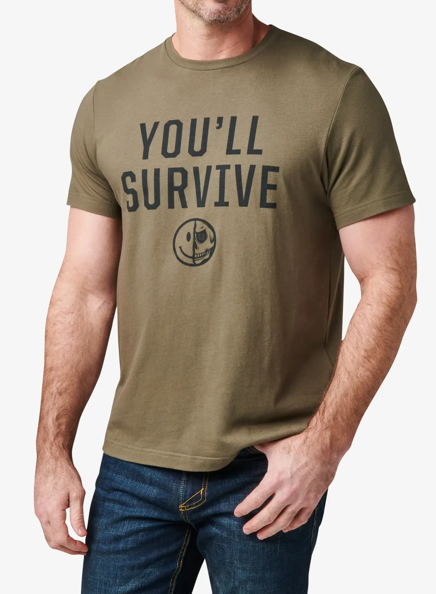 Taktické triko 5.11 You'll Survive Tee - ranger green