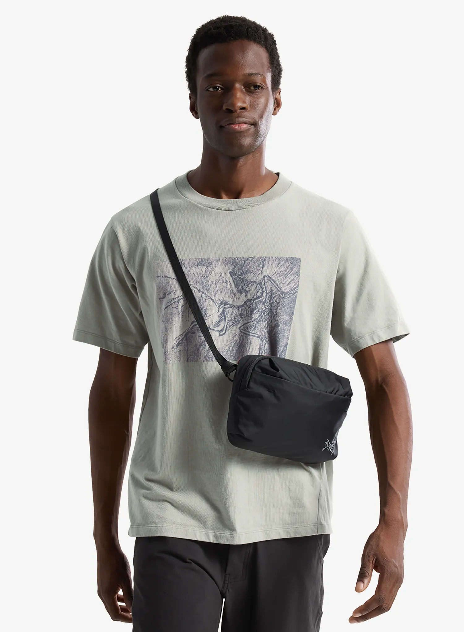 Ledvinka Arcteryx Heliad Crossbody - black
