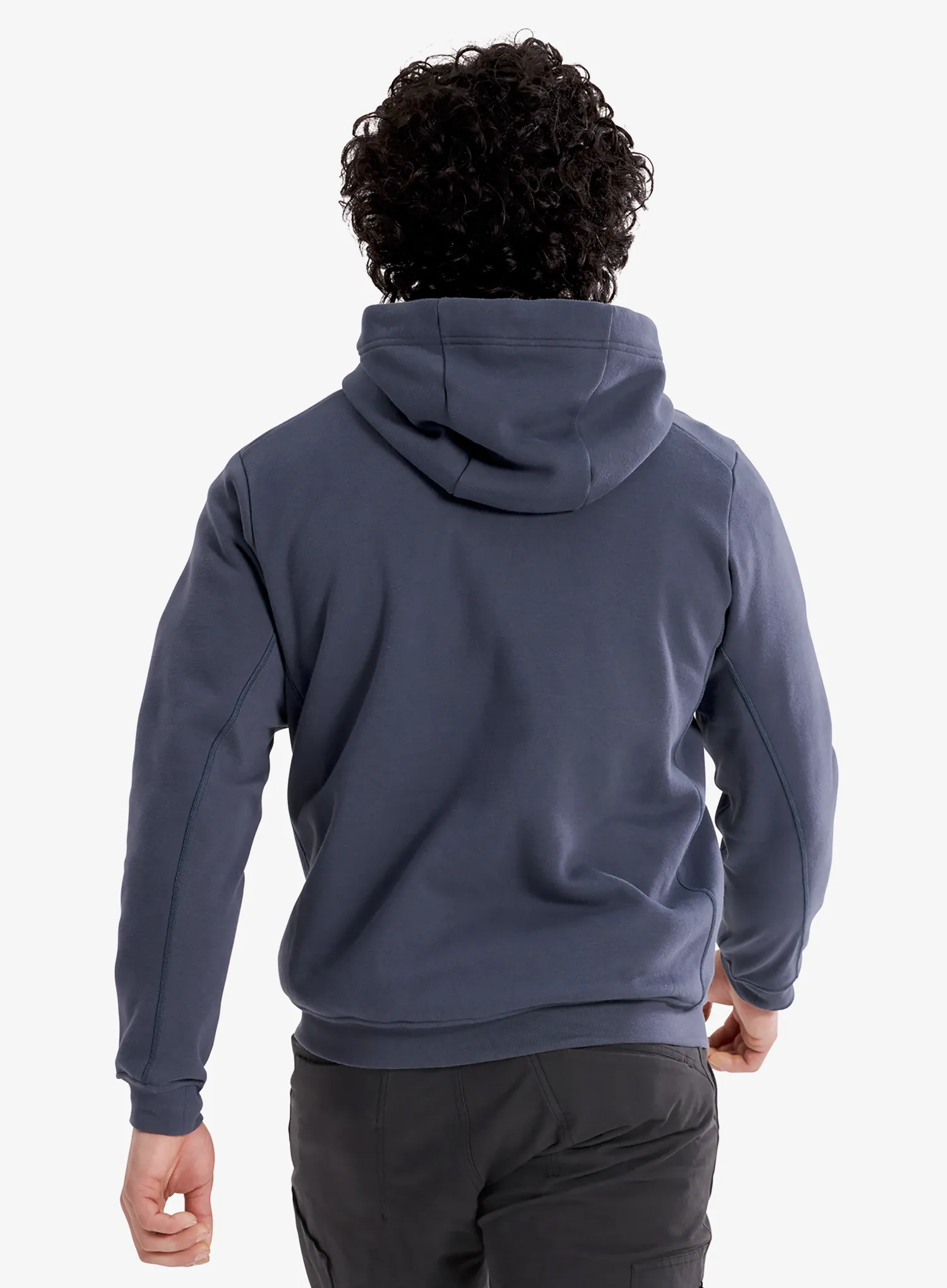 Mikina s kapucí Arcteryx Emblem Fleece Full-Zip Hoody - dk stratus