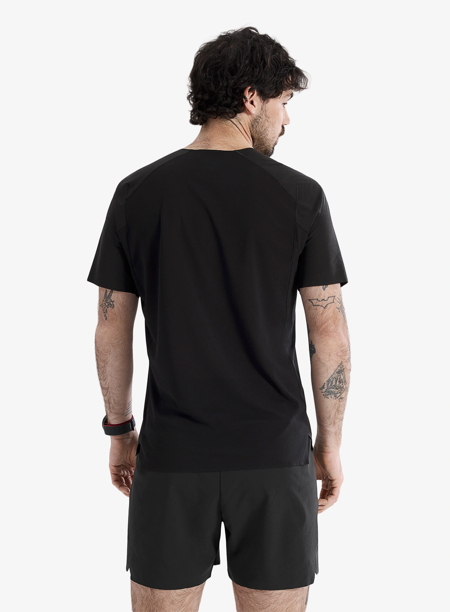 Běžecké triko Arcteryx Norvan Downword Logo SS - black