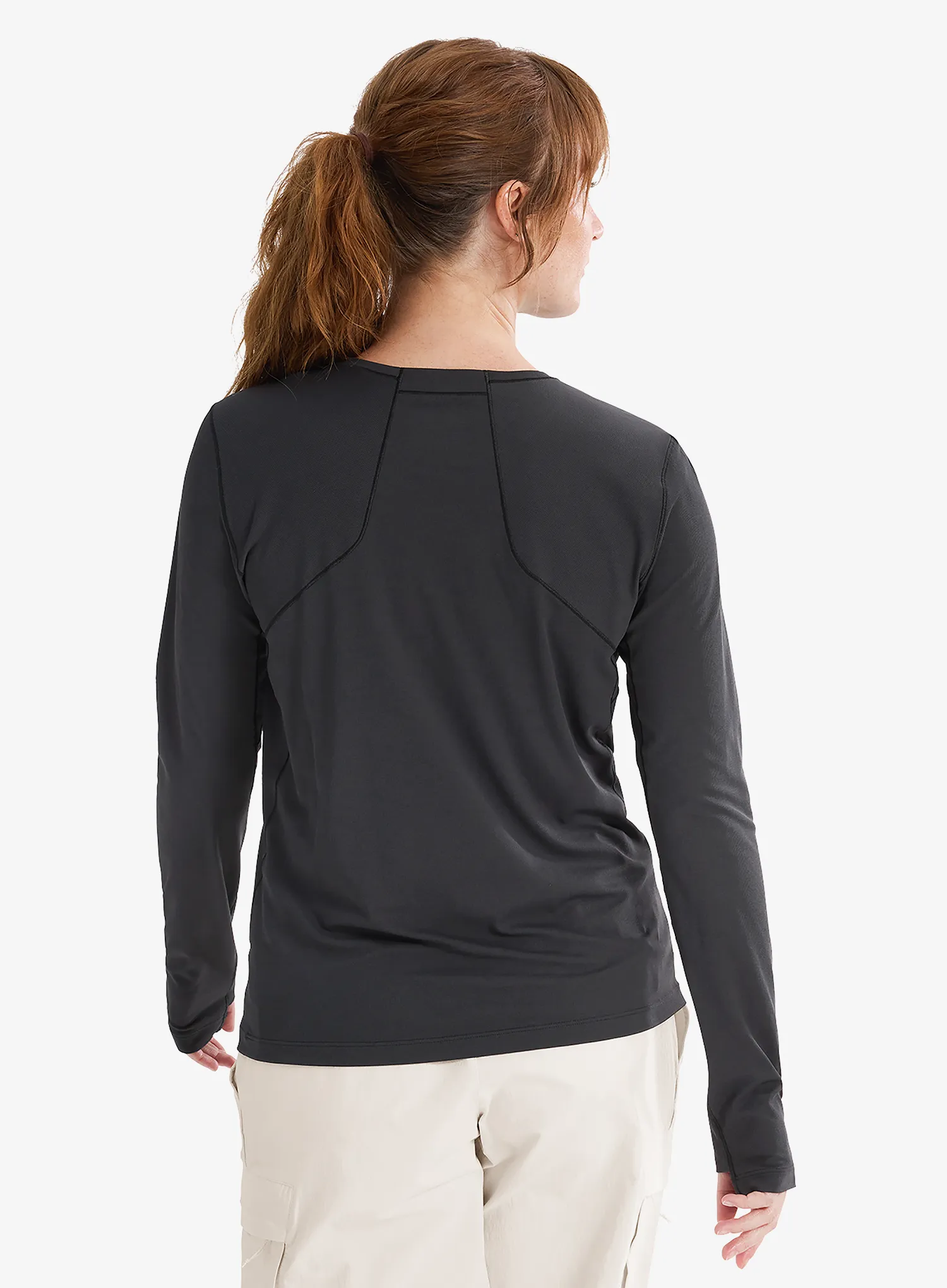 Dámská mikina bez kapuce Arcteryx Sunna Crew LS - black