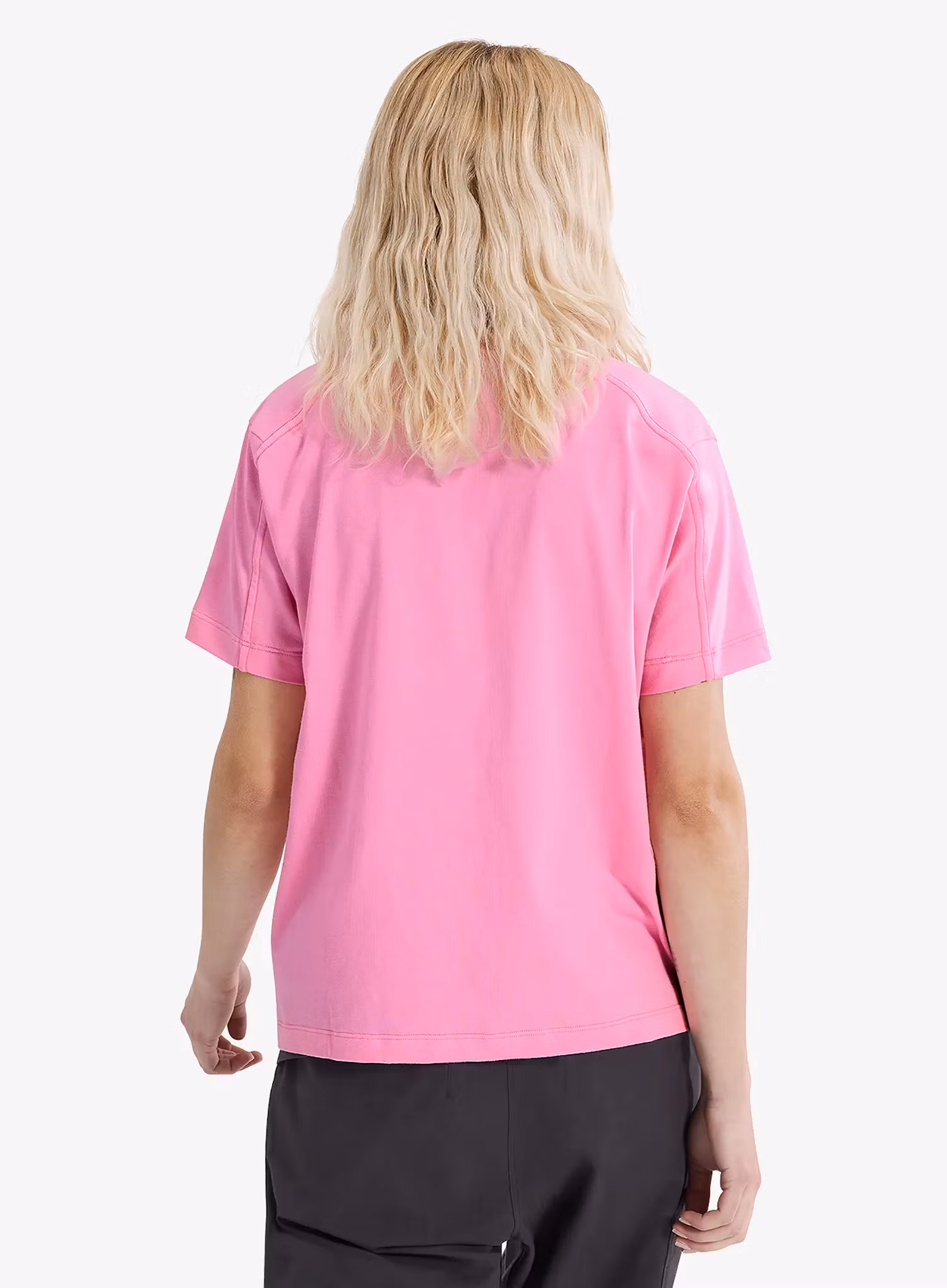 Dámské lezecké triko Arcteryx Kragg Cotton Little Bird Crew SS - pineberry