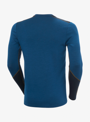 Funkční mikina Helly Hansen LIFA Merino Midweight Crew - dark blue