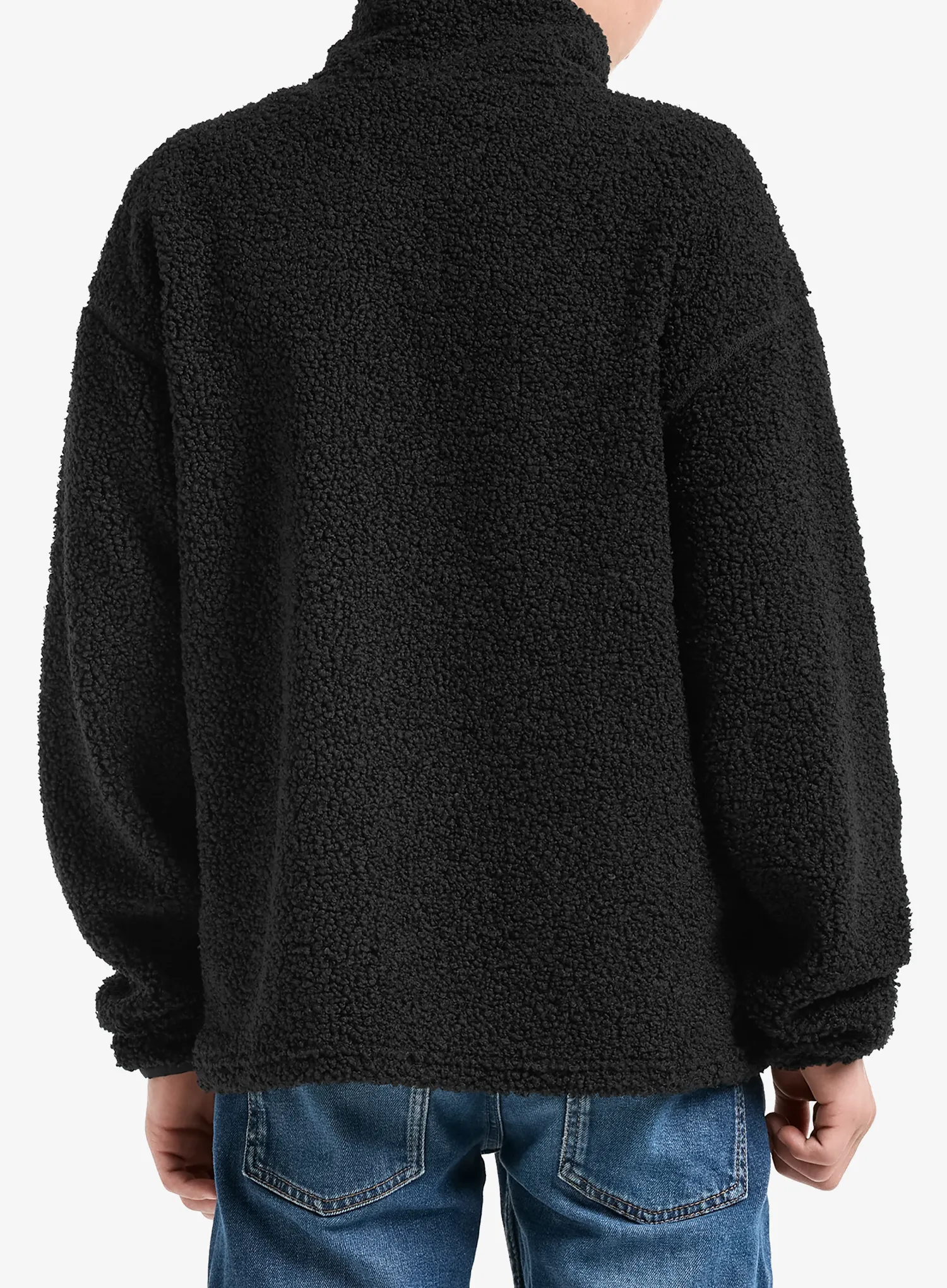 Dětská mikina Didriksons Zir FZ - black