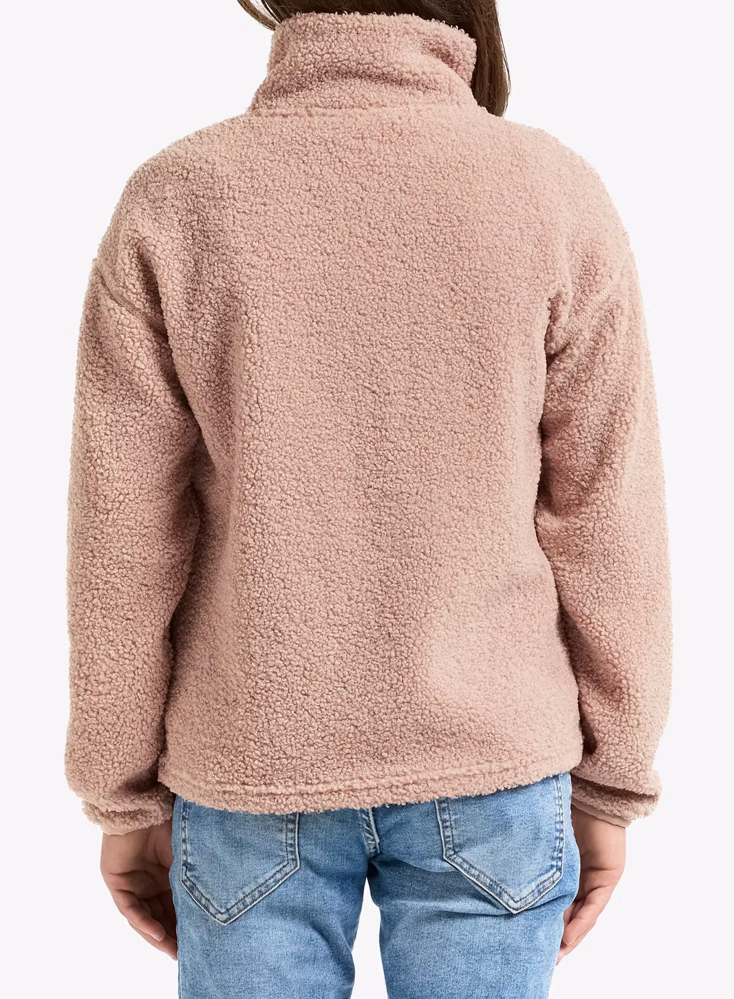 Dětská mikina Didriksons Zir FZ - vintage pink