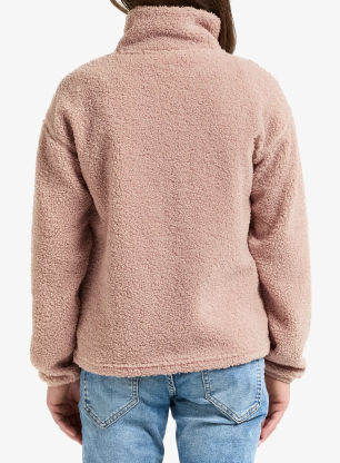 Dětská mikina Didriksons Zir FZ - vintage pink