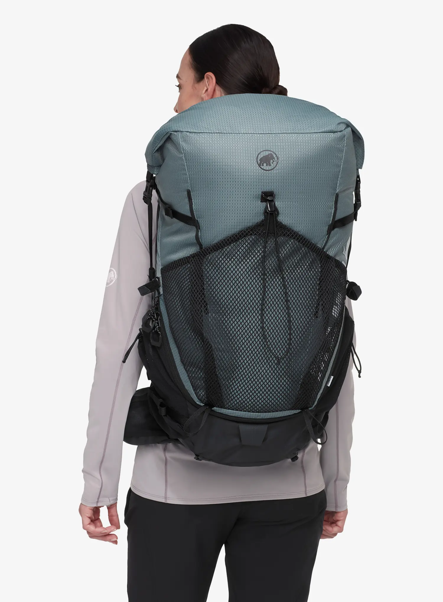Dámský turistický batoh Mammut Ducan Spine 50-60 - strata/black
