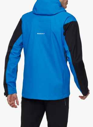 Bunda do deště Mammut Taiss HS Hooded Jacket - glacier blue/black