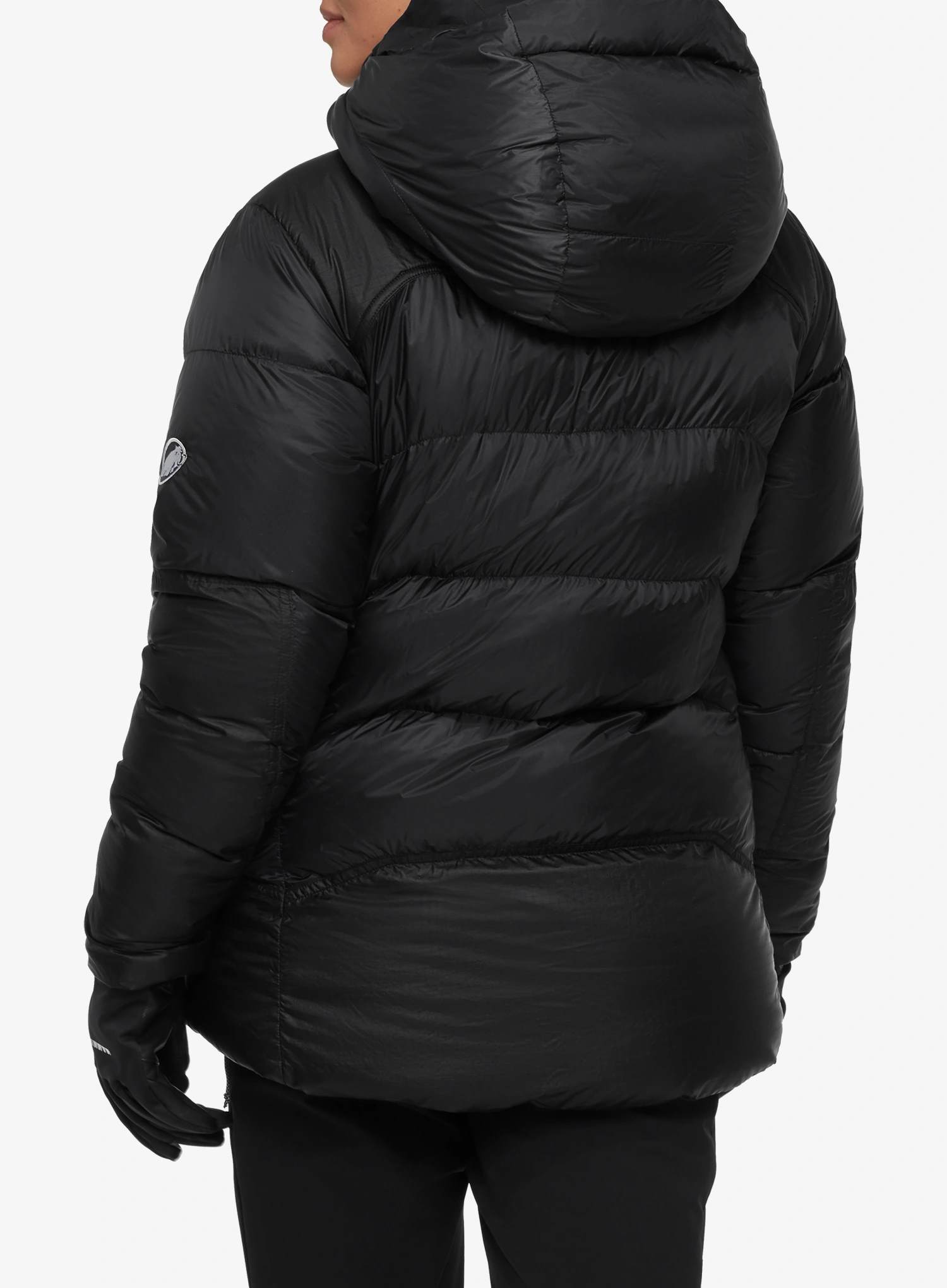 Dámská péřová bunda Mammut Taiss Pro Belay IN Hooded Jacket - black/black