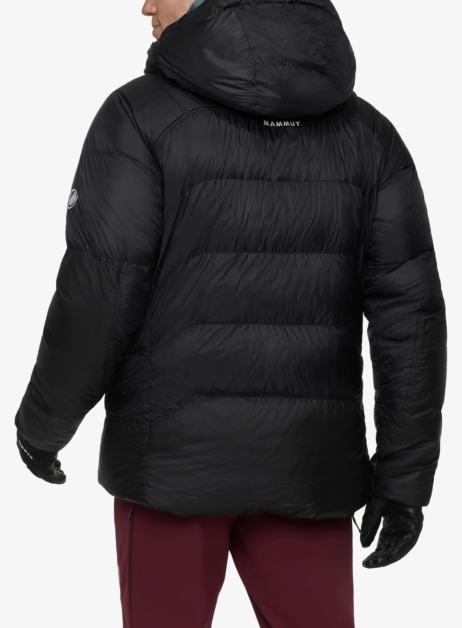 Péřová bunda Mammut Taiss Pro Belay IN Hooded Jacket - black