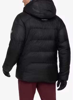 Péřová bunda Mammut Taiss Pro Belay IN Hooded Jacket - black