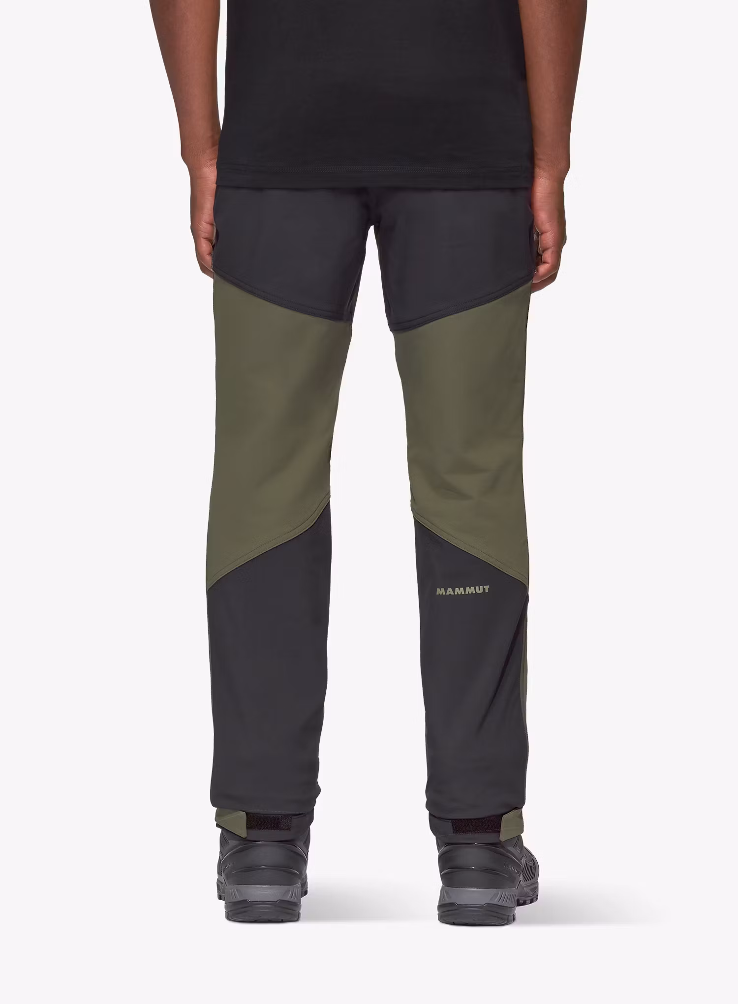 Softshell kalhoty Mammut Zinal Guide SO Hybrid Pants - dark marsh/black