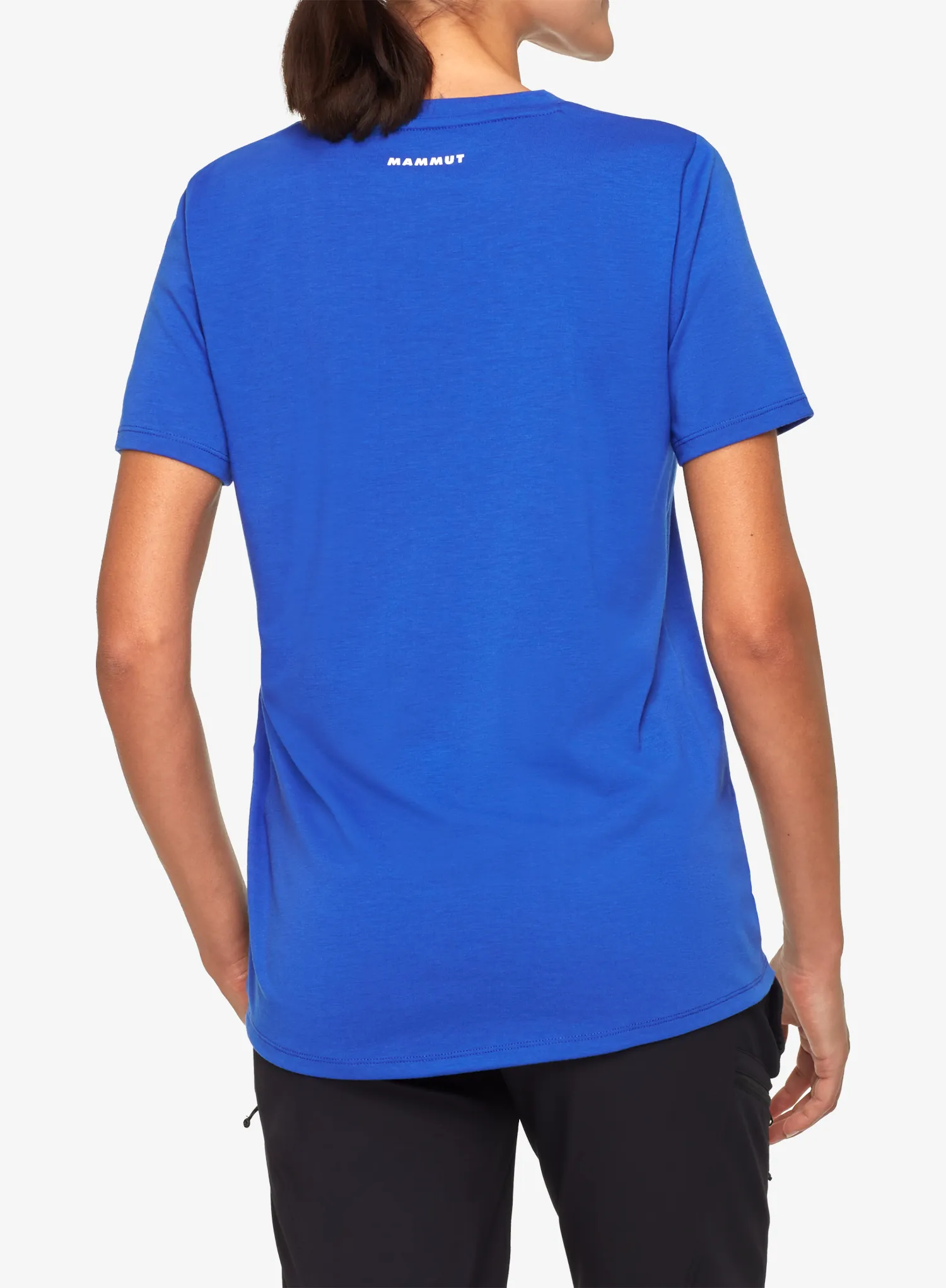 Dámské rychleschnoucí triko Mammut Eiger Logo T-Shirt - eiger blue