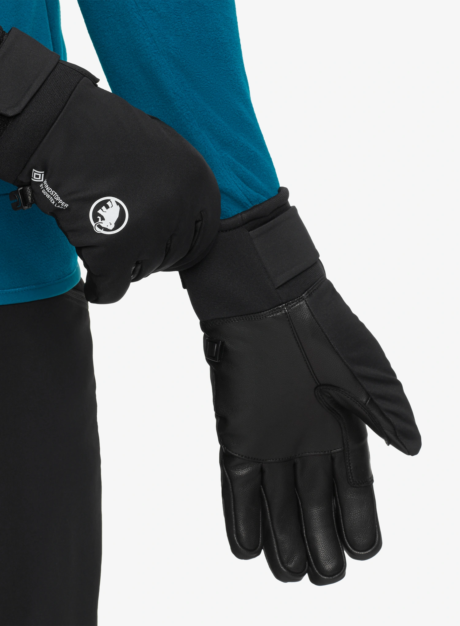 Softshellové rukavice Mammut Astro Guide SO Glove - black