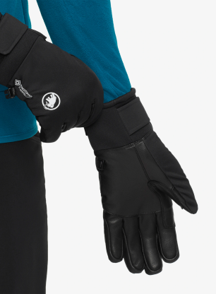 Softshellové rukavice Mammut Astro Guide SO Glove - black