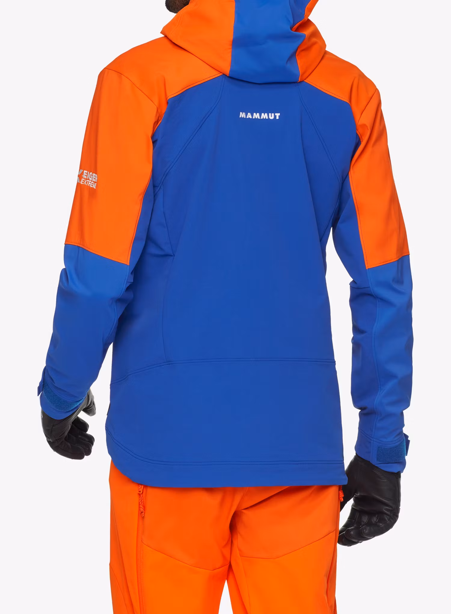 Bunda s membránou Mammut Eiger Nordwand Pro SO Hooded Jacket - eiger blue/eiger orange