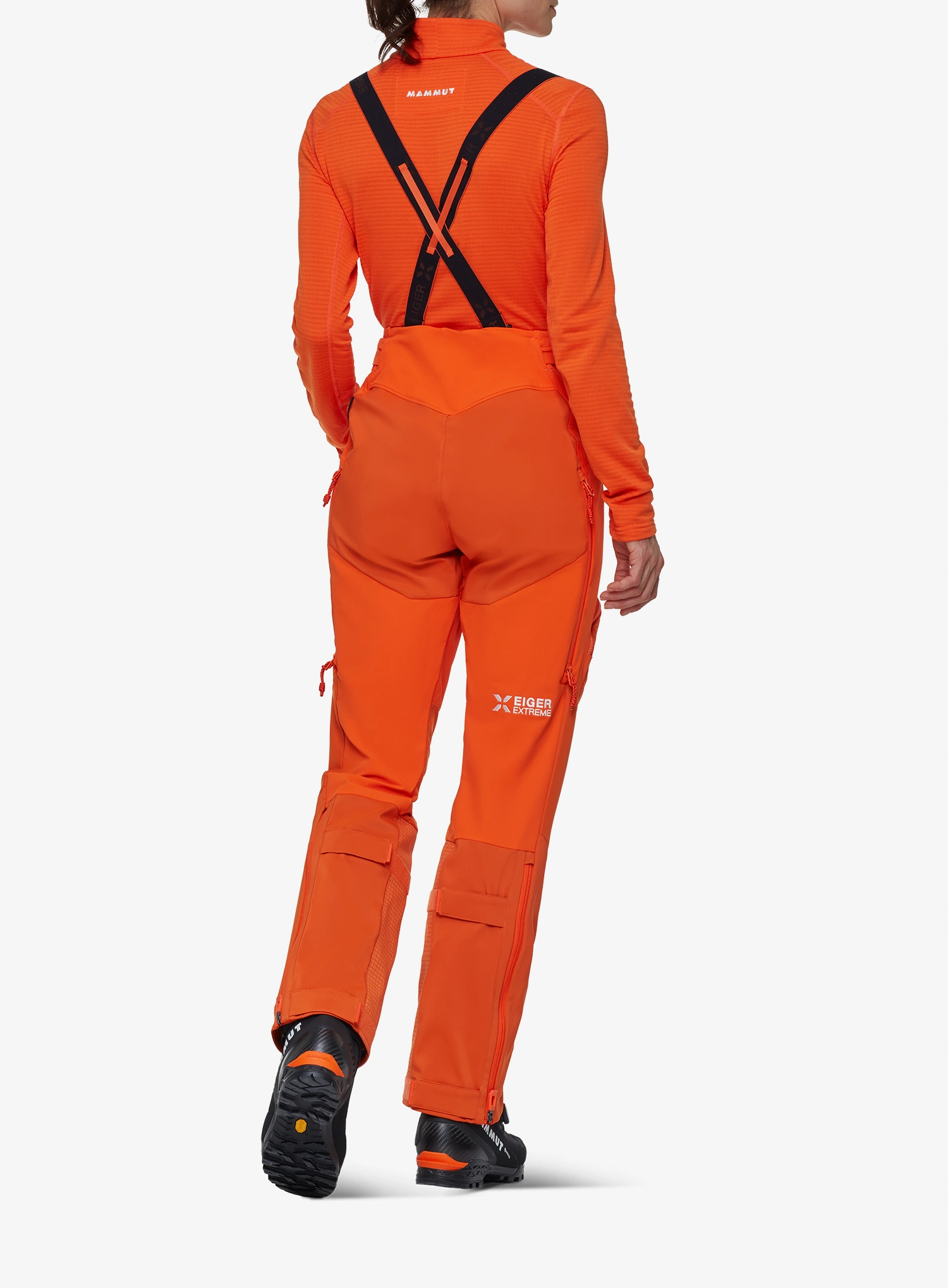 Nepromokavé kalhoty dámské Mammut Eiger Nordwand Pro SO Pants - eiger orng