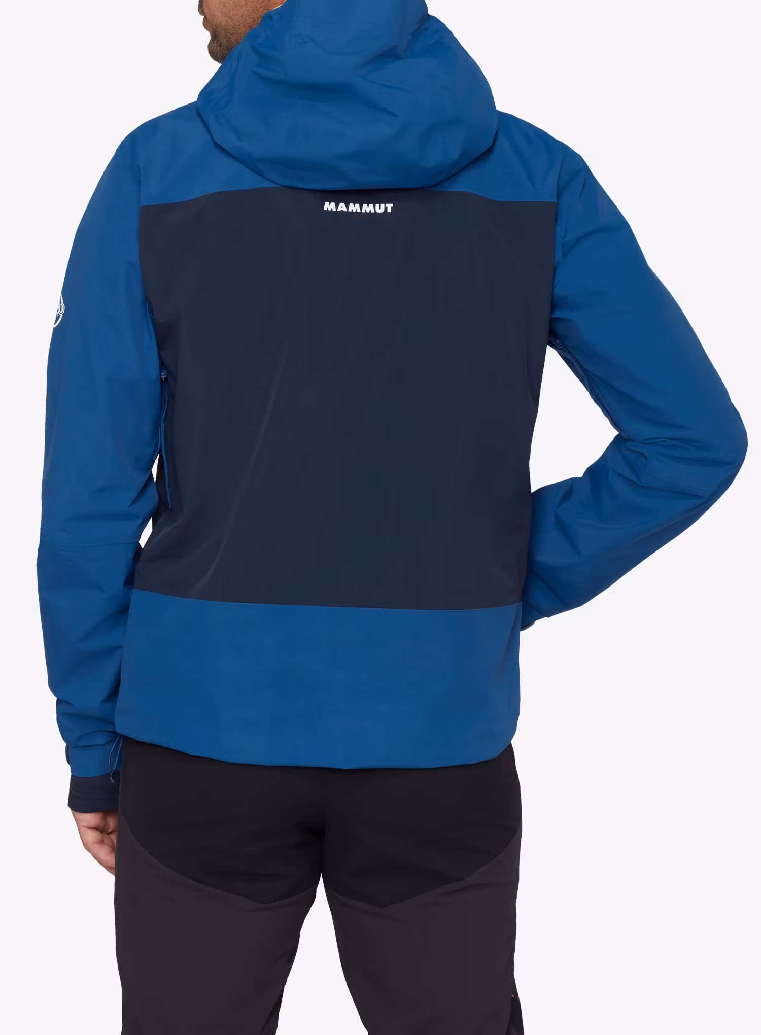 Bunda s membránou Mammut Crag HS Hooded Jacket - tschiel/marine